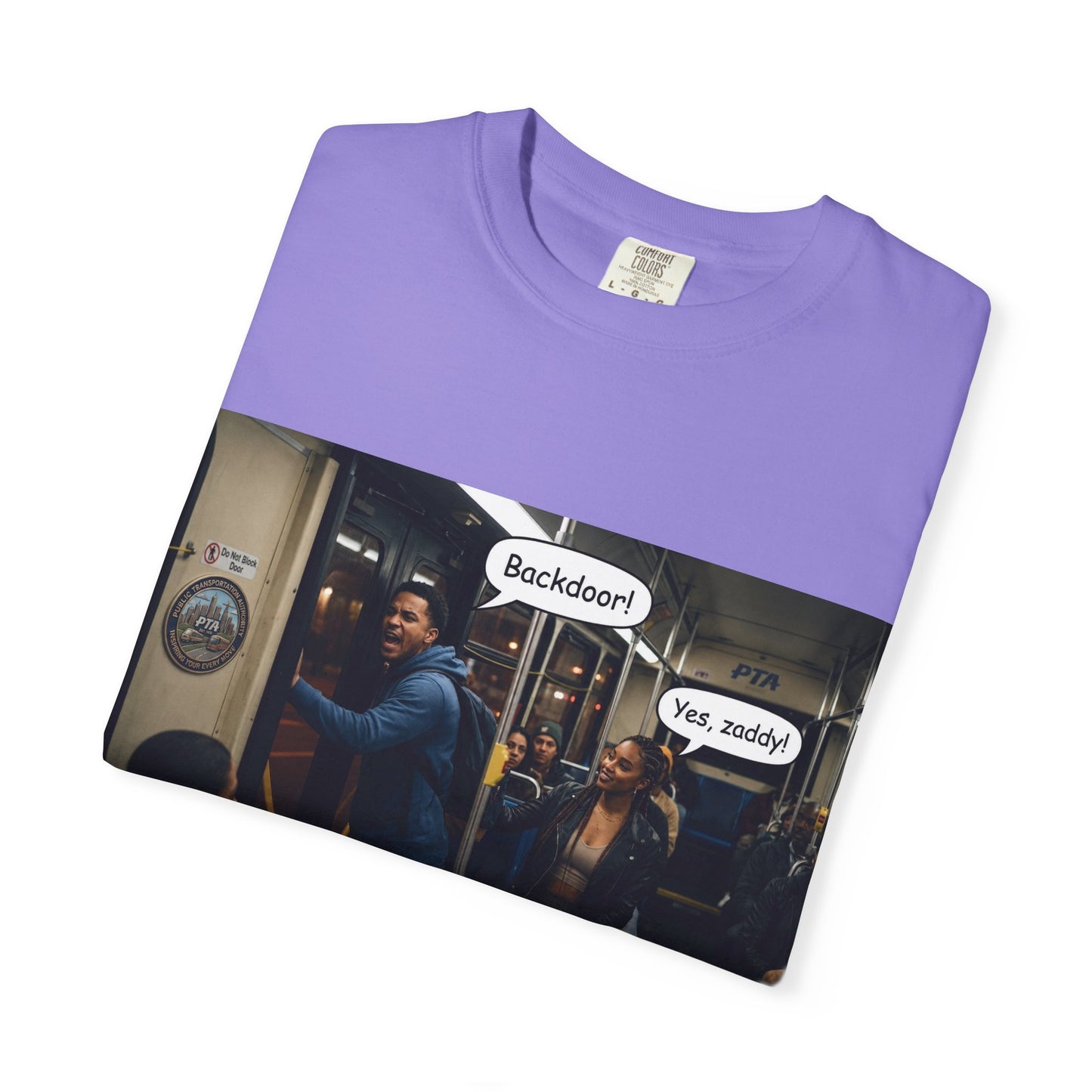 Backdoor Unisex Garment-Dyed T-shirt