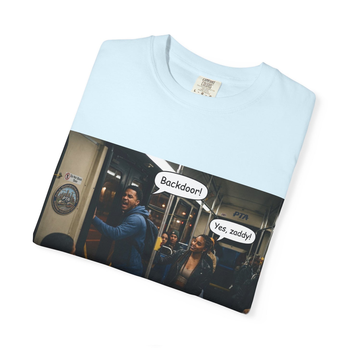 Backdoor Unisex Garment-Dyed T-shirt