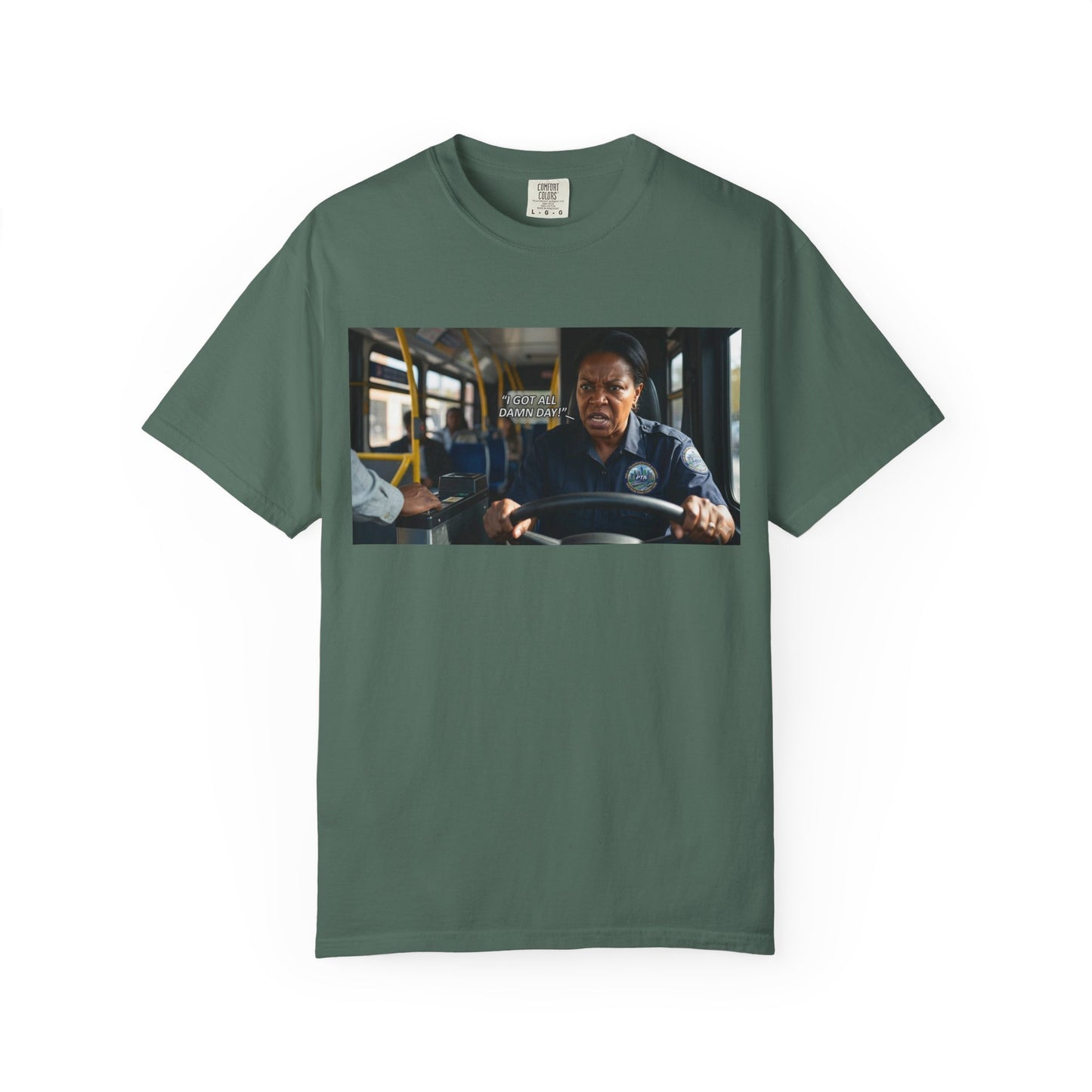 Having a Bad Day Funny Mood Garment-Dyed T-Shirt — Relatable Gift Idea