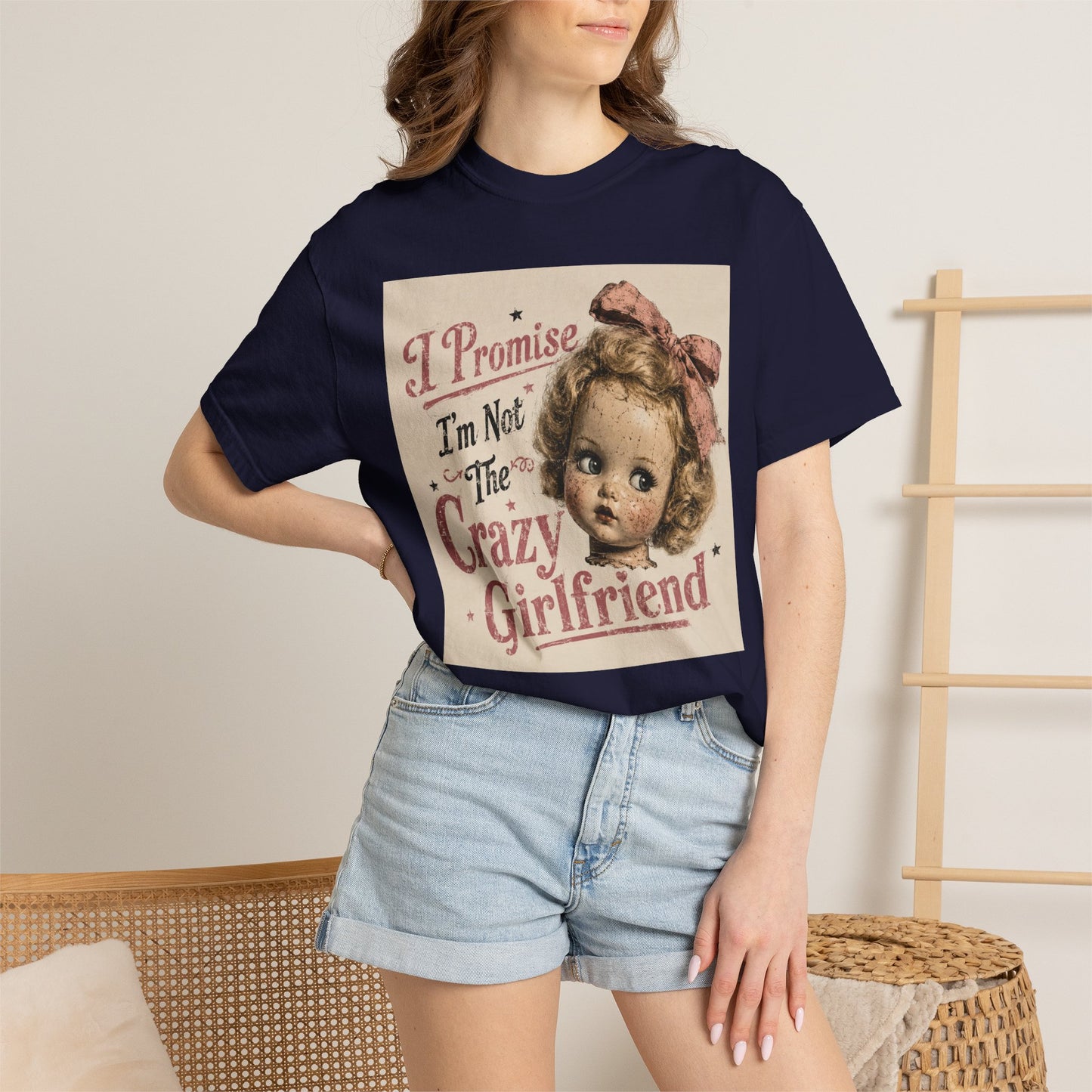 Crazy Girlfriend Unisex Garment-Dyed T-shirt