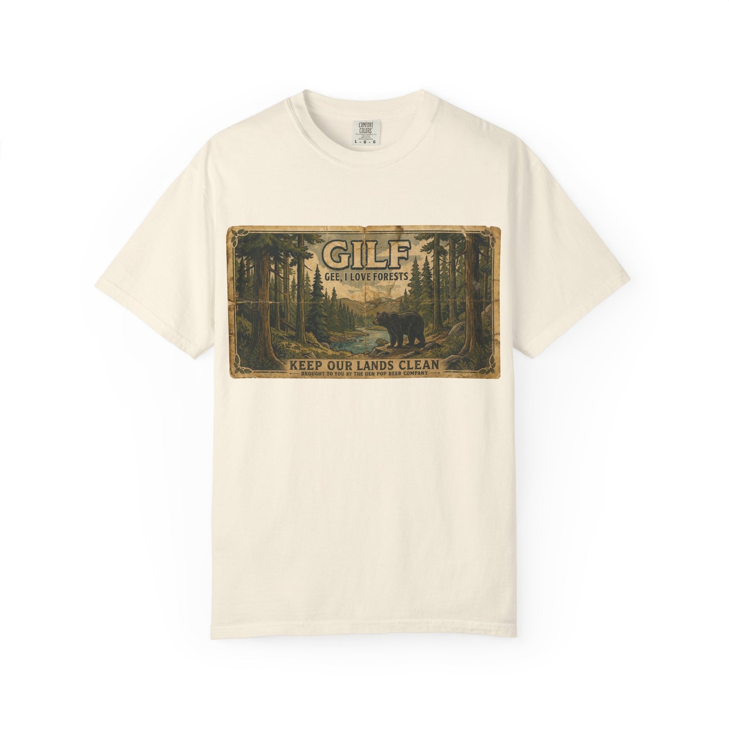 GILF Bear Unisex Garment-Dyed T-shirt