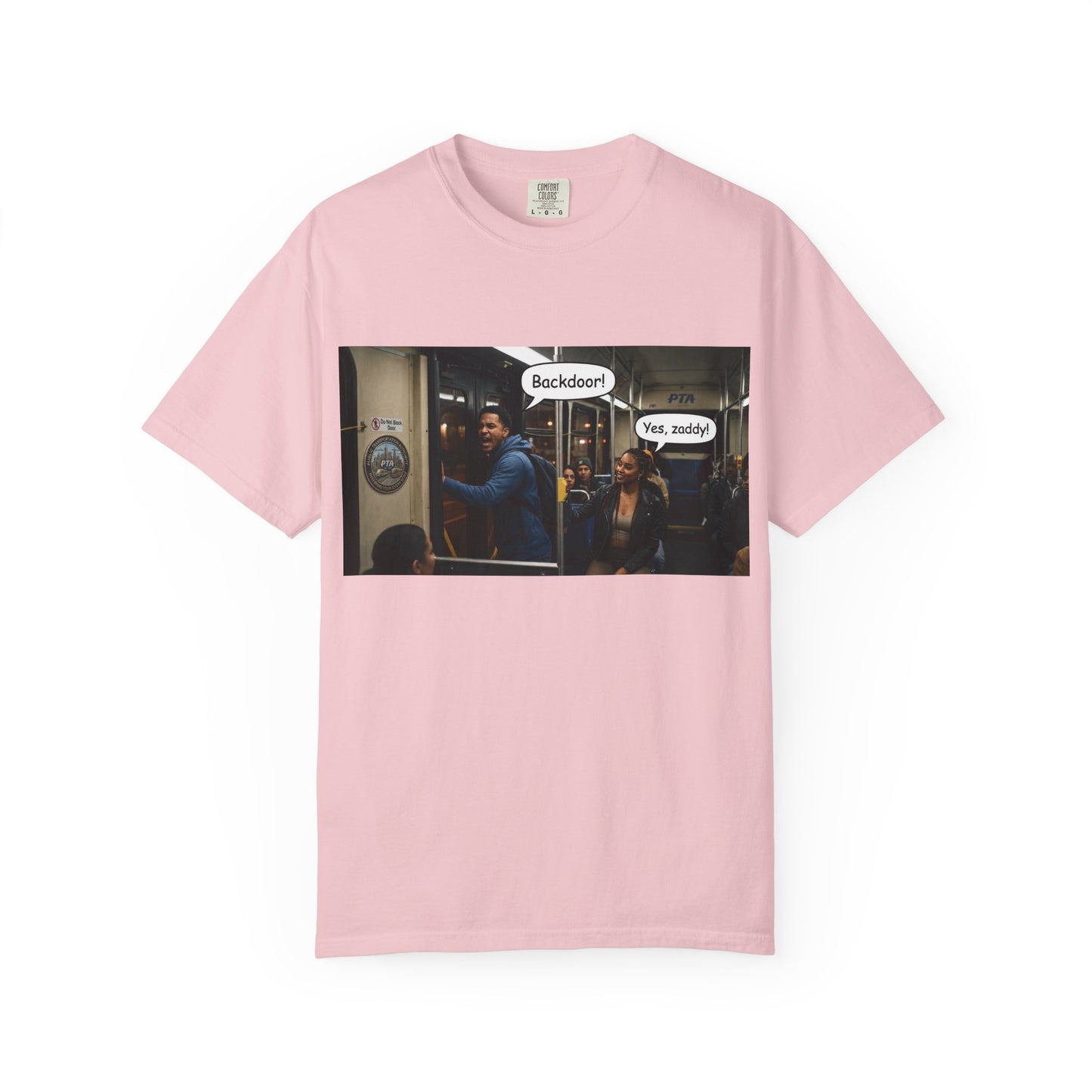 Backdoor Unisex Garment-Dyed T-shirt