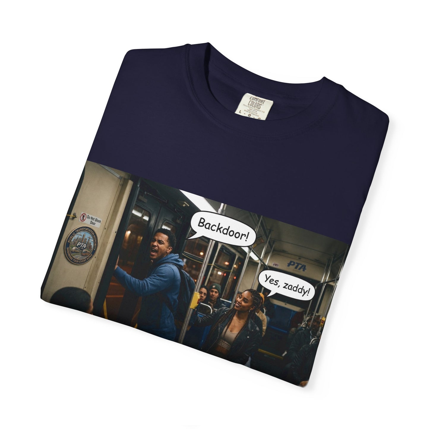 Backdoor Unisex Garment-Dyed T-shirt