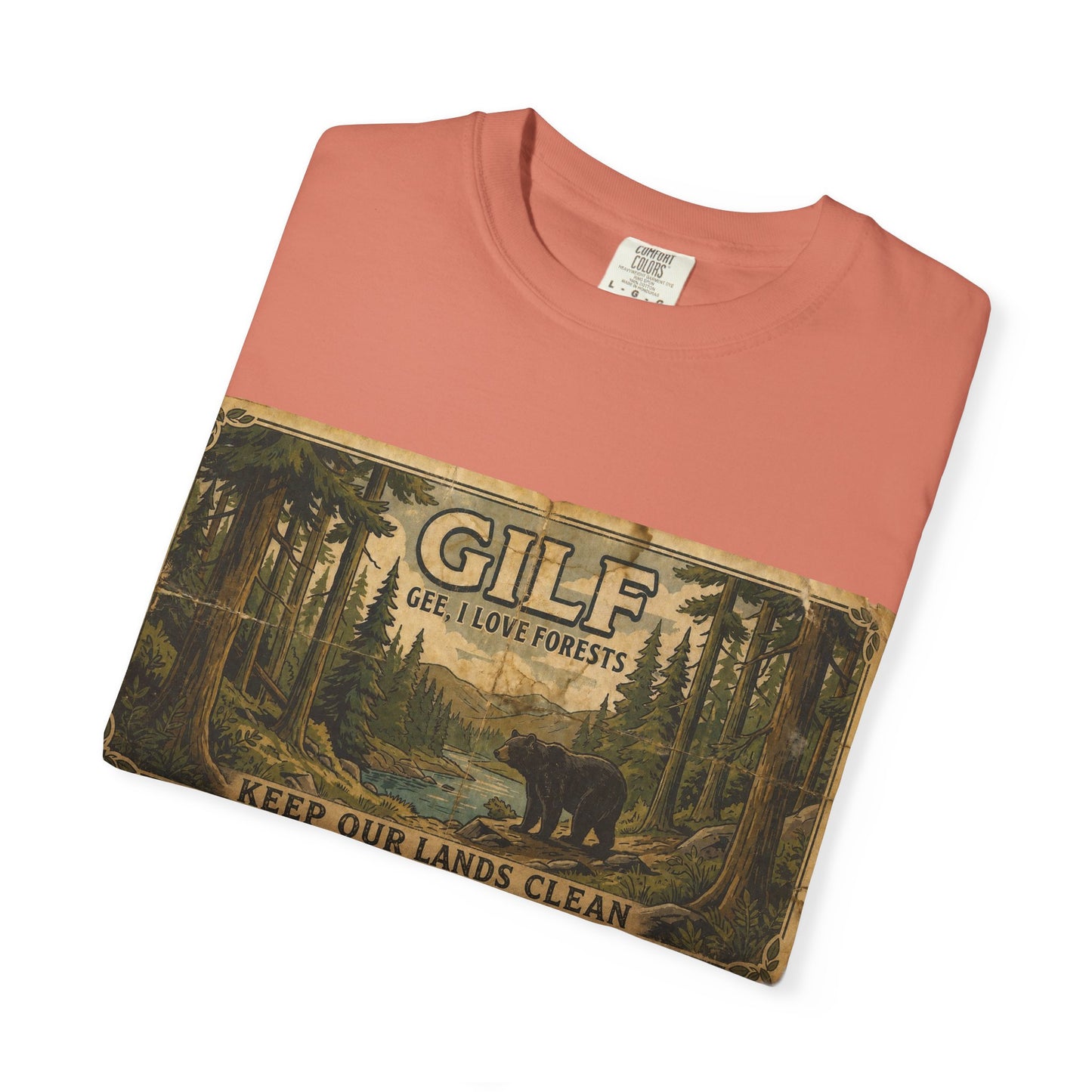 GILF Bear Unisex Garment-Dyed T-shirt