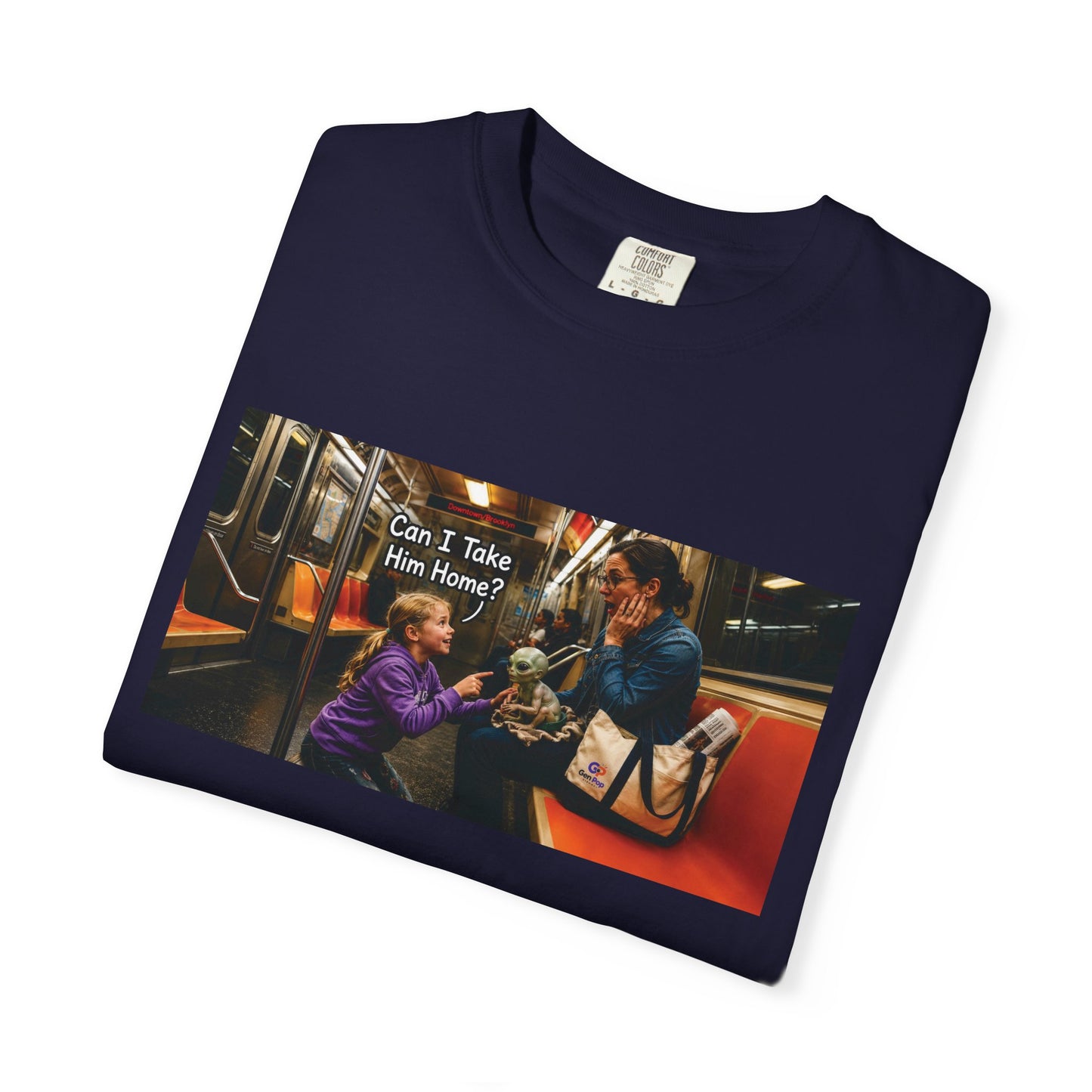 Can I Take Him Home? Funny Garment-Dyed T-Shirt — Cute Gift for Him or Her