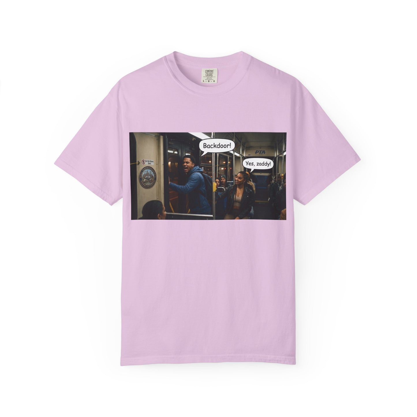 Backdoor Unisex Garment-Dyed T-shirt