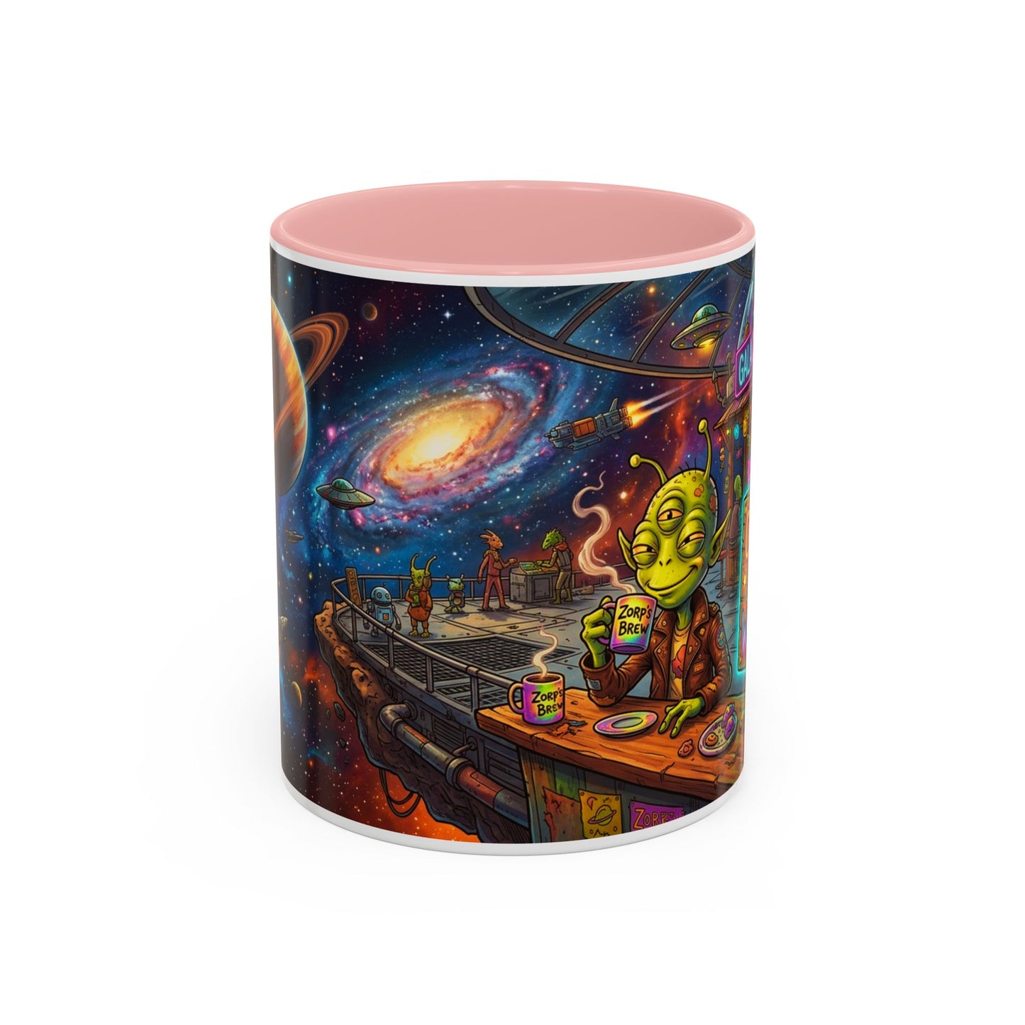 Coffee Is Out of This World Funny Accent Coffee Mug — Unique Gift for Coffee Lovers