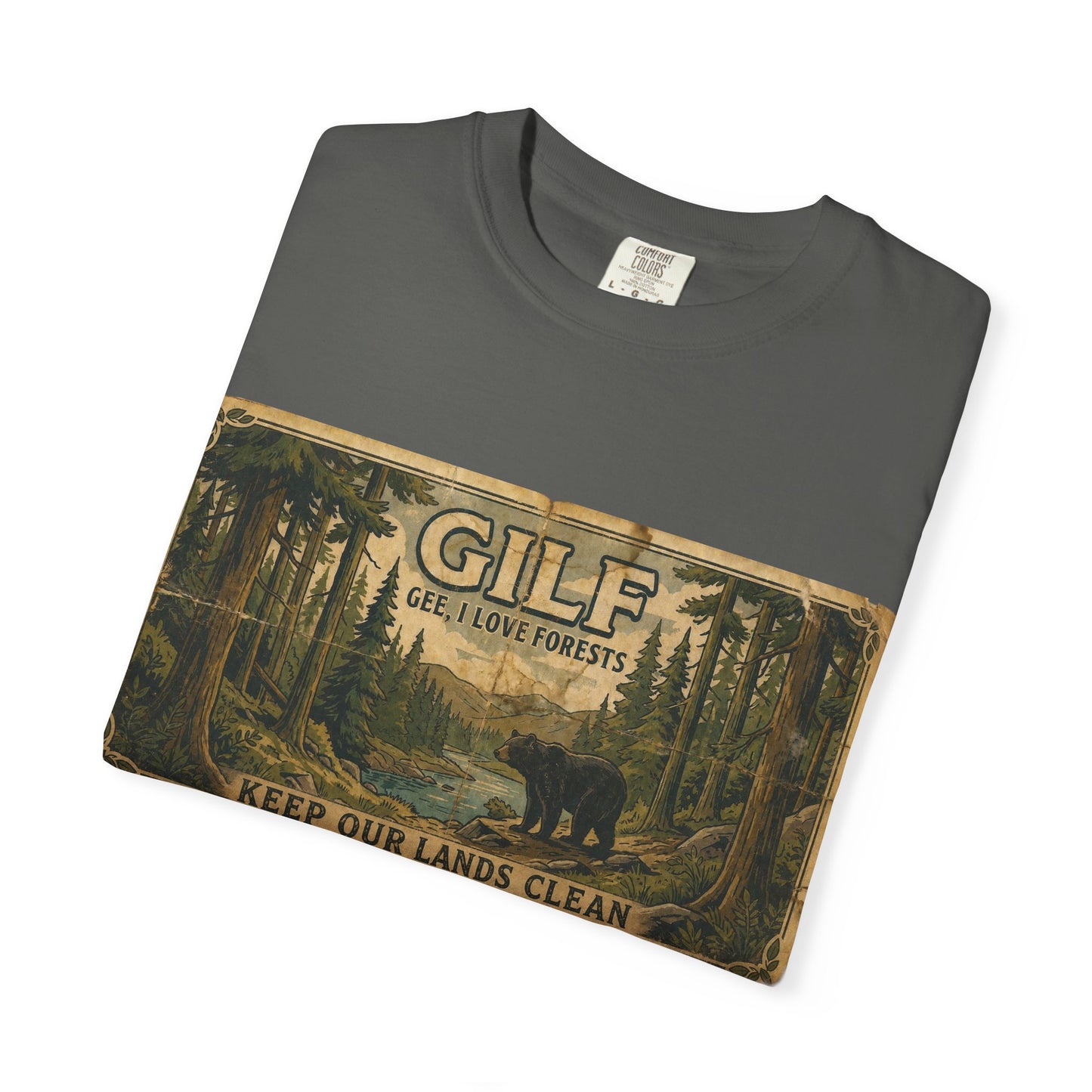 GILF Bear Unisex Garment-Dyed T-shirt