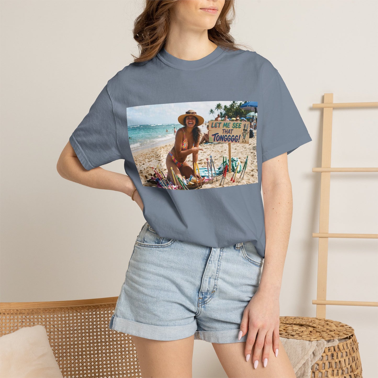 Let me see that tong Unisex Garment-Dyed T-shirt