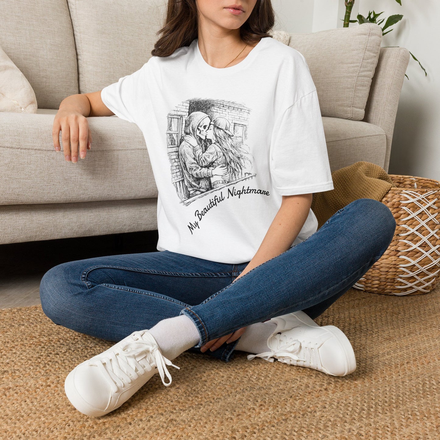 My Beautiful Nightmare Graphic Softstyle Tee — Unique Gift for Him or Her