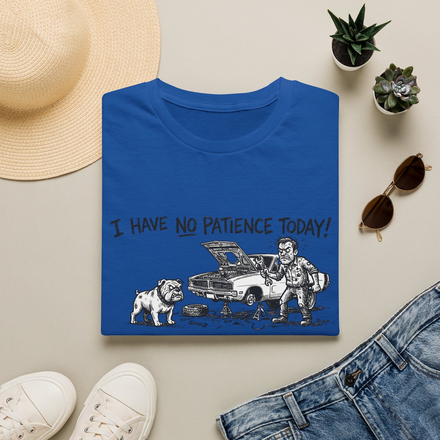 I have no patience today Unisex Softstyle T-Shirt