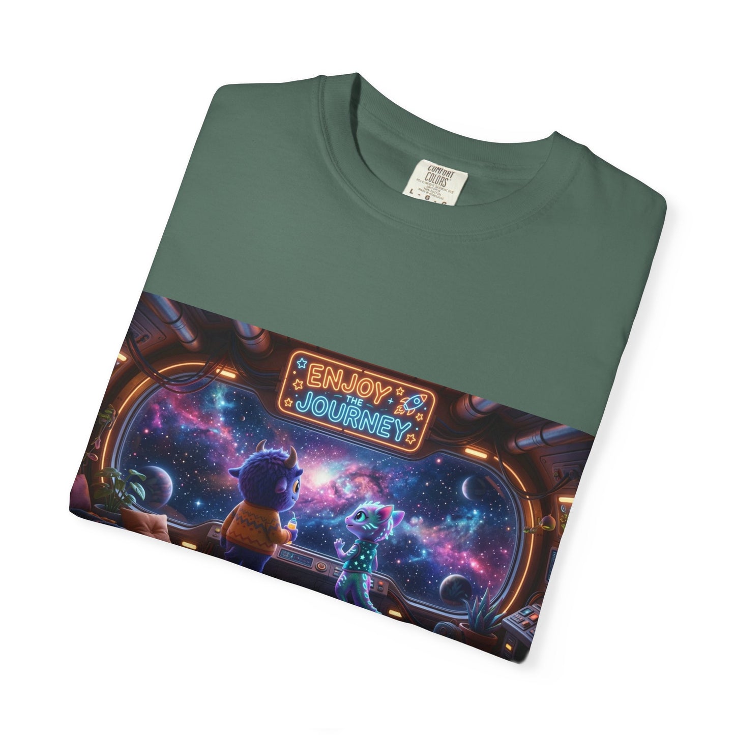 Enjoy the journey Unisex Garment-Dyed T-shirt