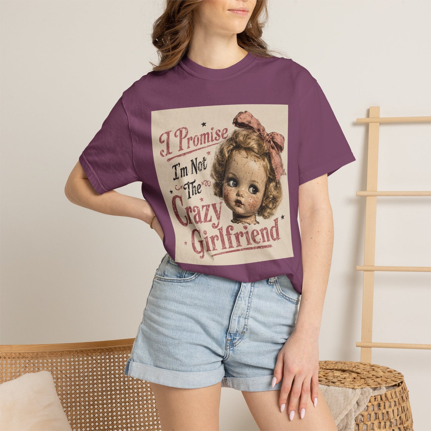 Crazy Girlfriend Unisex Garment-Dyed T-shirt