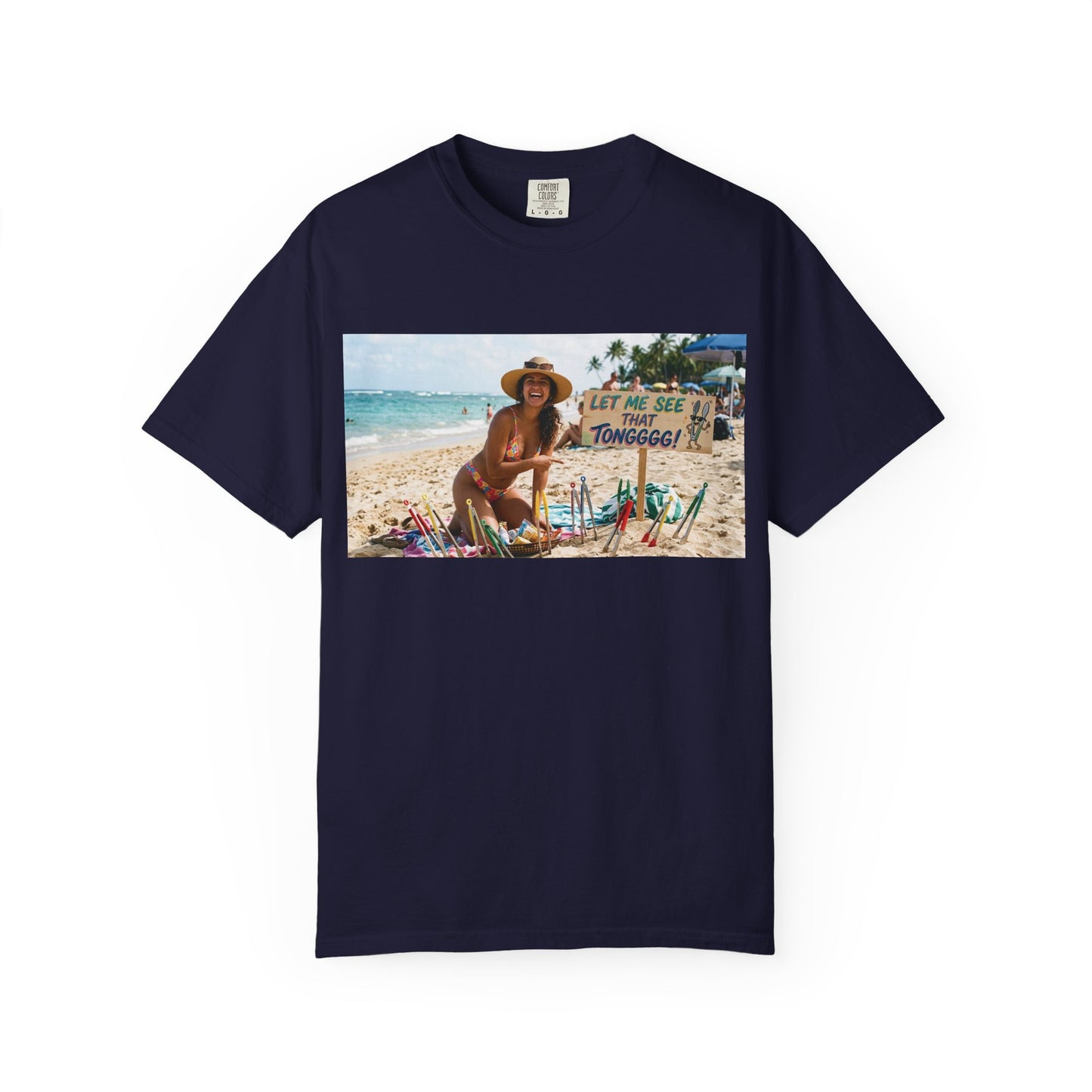 Let me see that tong Unisex Garment-Dyed T-shirt