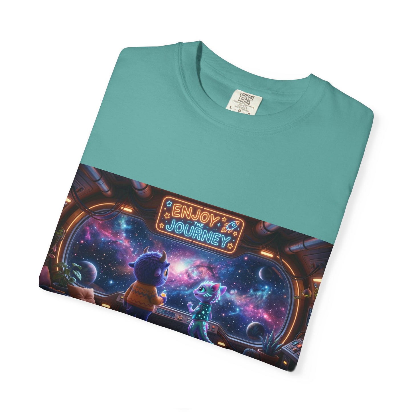 Enjoy the journey Unisex Garment-Dyed T-shirt
