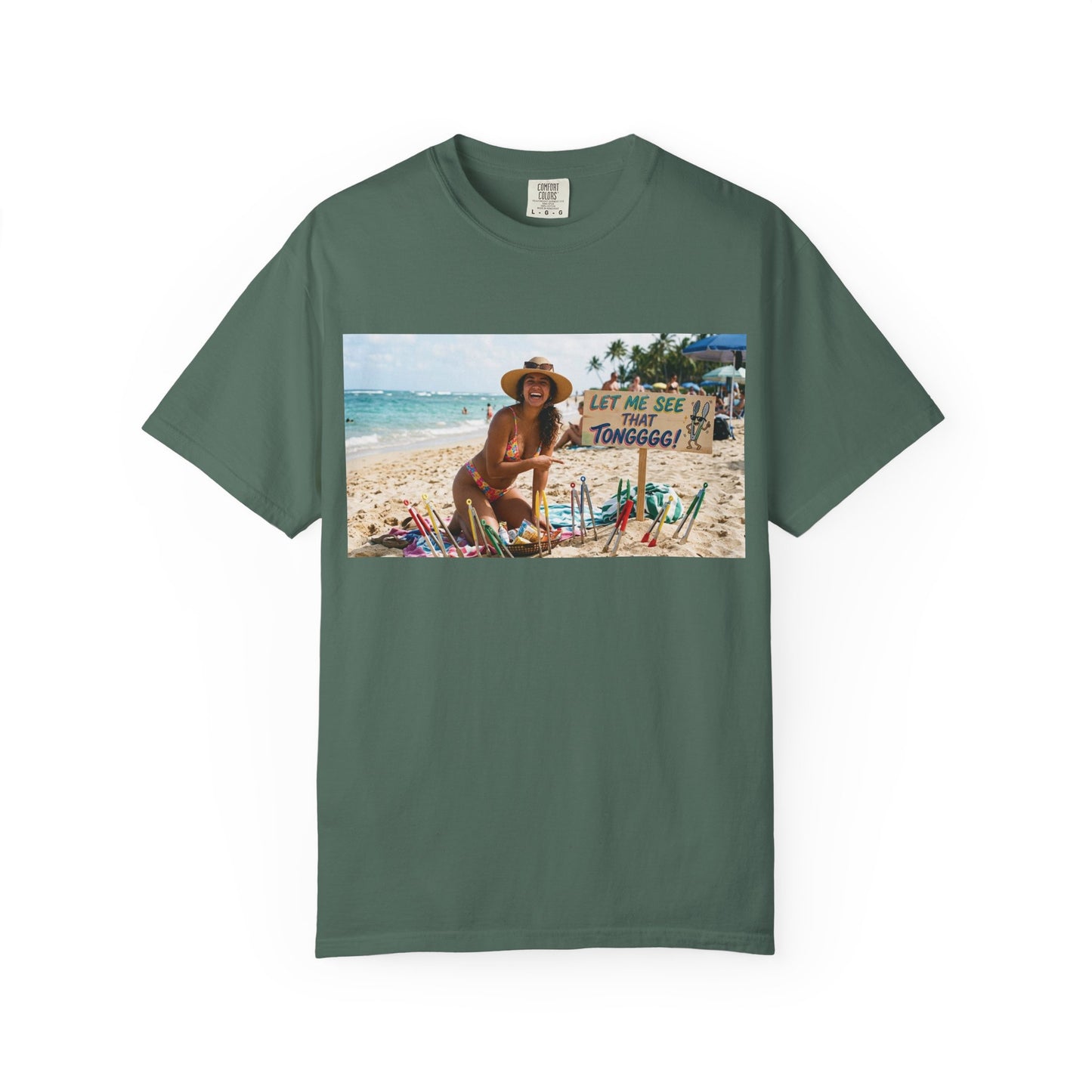 Let me see that tong Unisex Garment-Dyed T-shirt