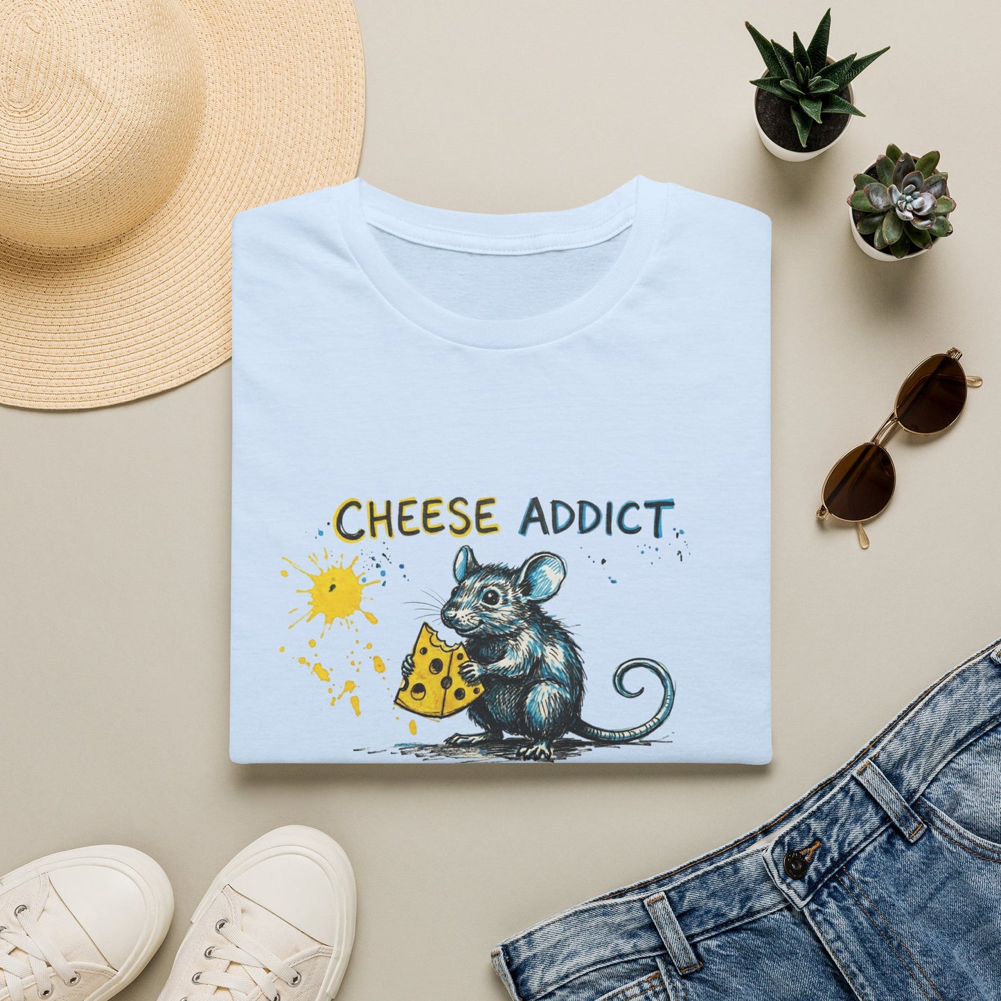 Cheese addict Unisex Softstyle T-Shirt