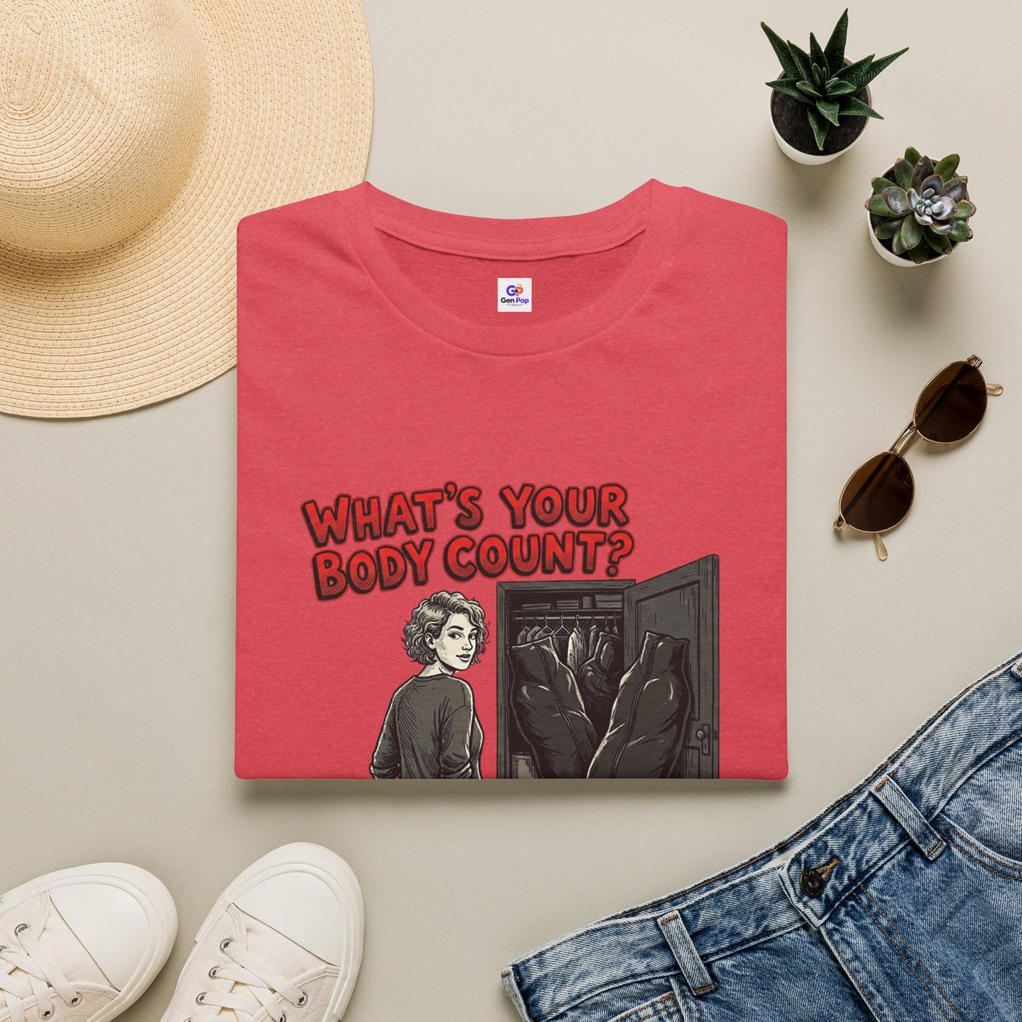 Body Count Funny Adult Humor Softstyle Tee — Gag Gift for Him or Her