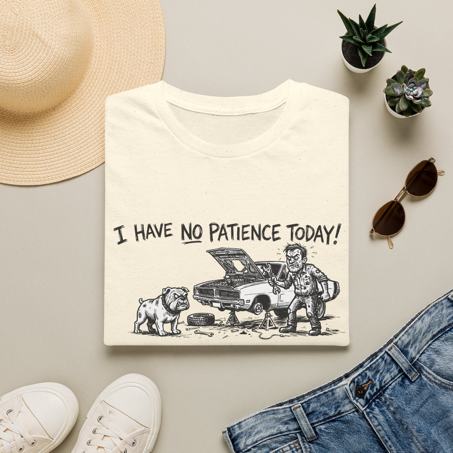 I have no patience today Unisex Softstyle T-Shirt