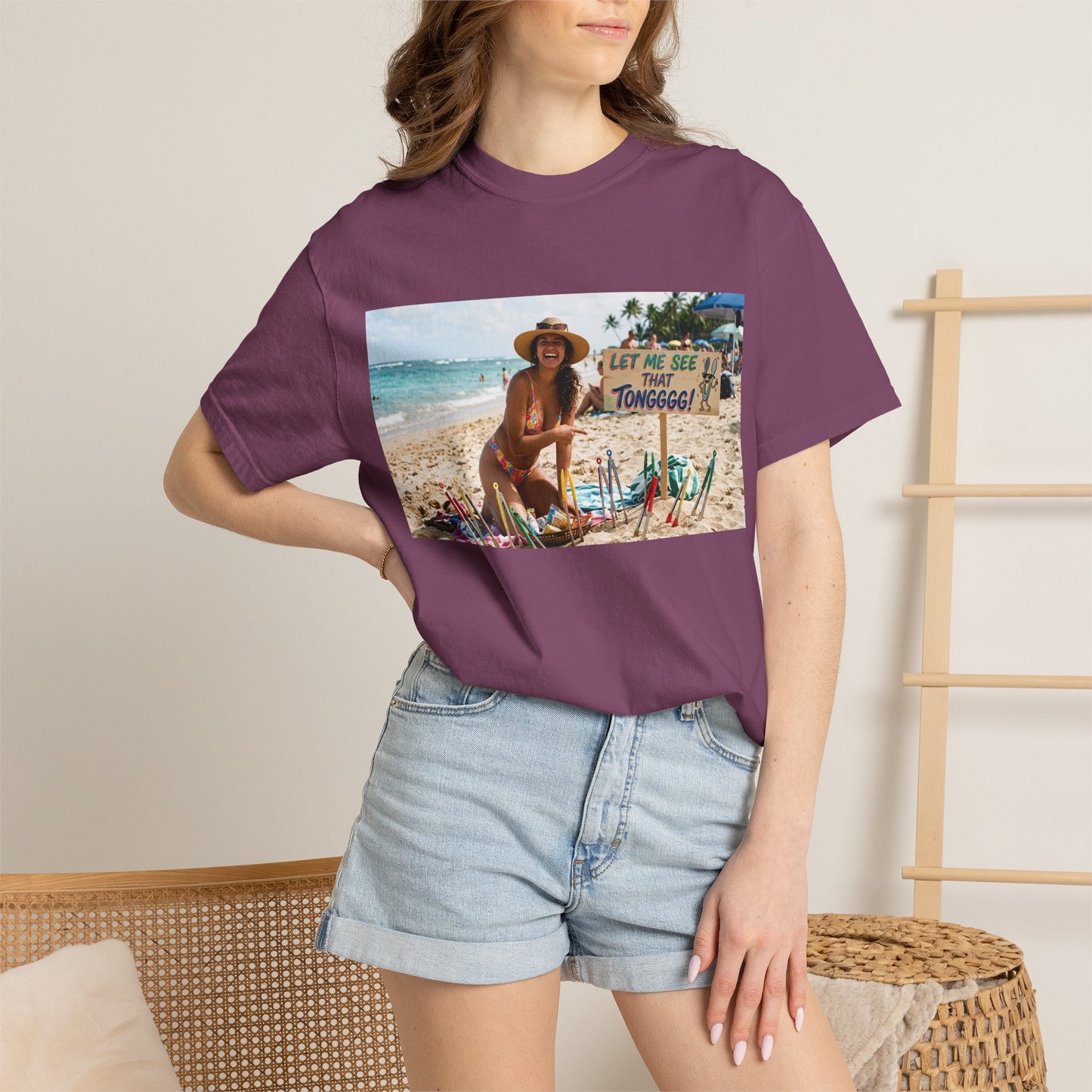 Let me see that tong Unisex Garment-Dyed T-shirt