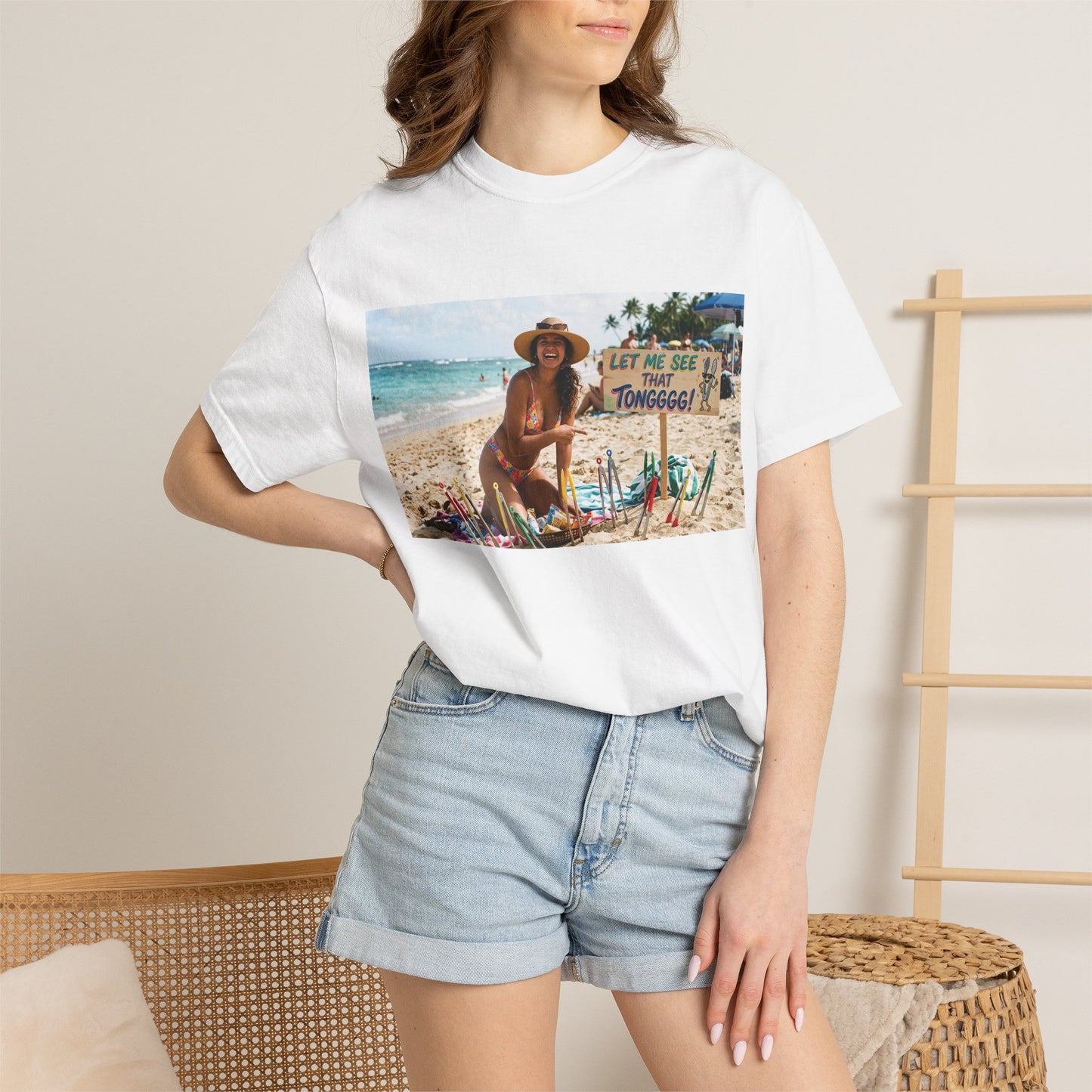 Let me see that tong Unisex Garment-Dyed T-shirt