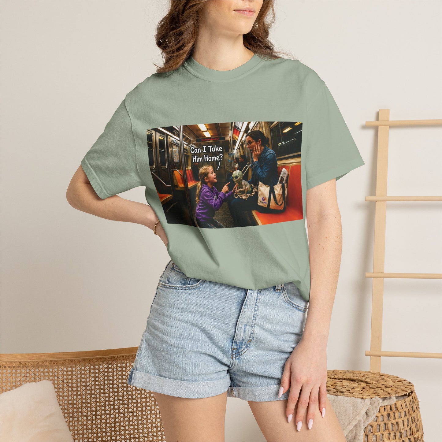 Can I Take Him Home? Unisex Garment-Dyed T-shirt