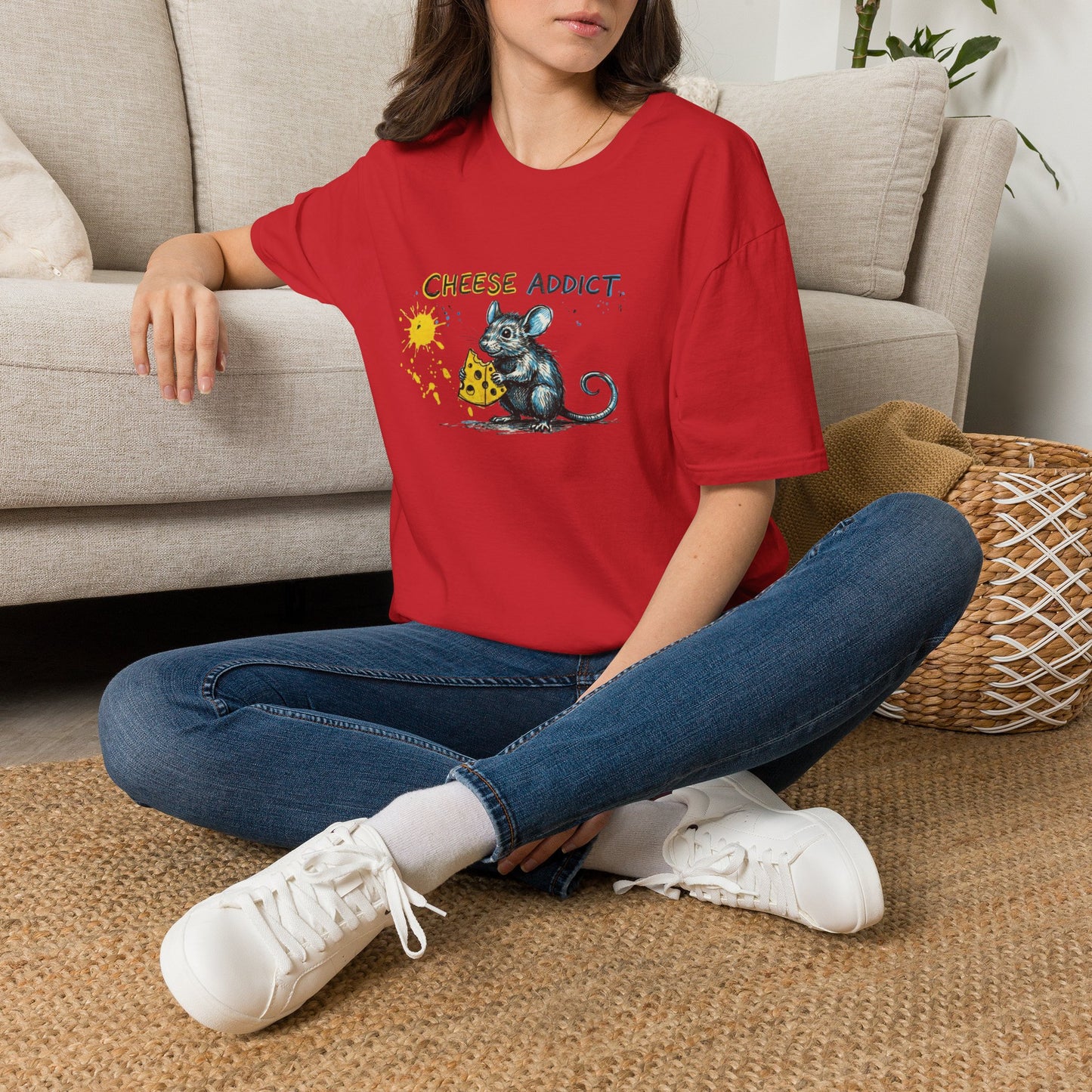 Cheese addict Unisex Softstyle T-Shirt