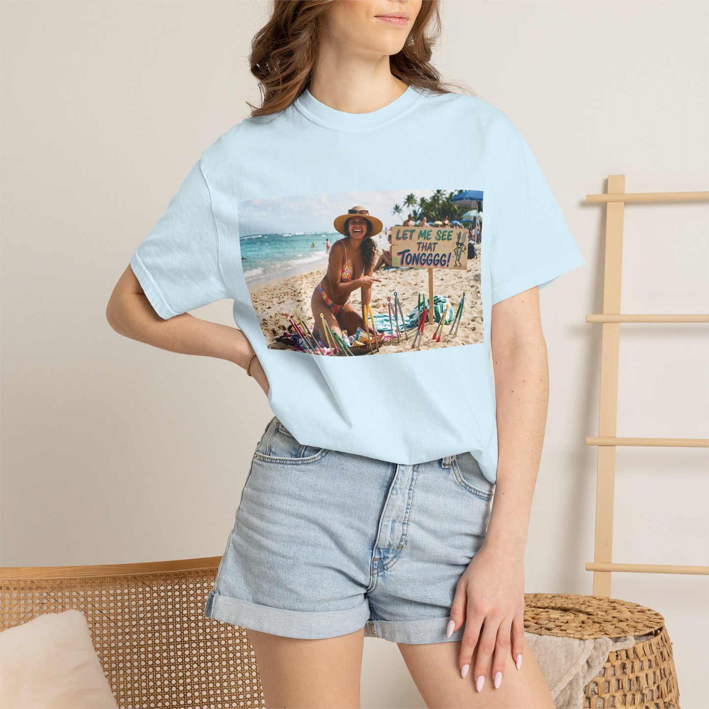 Let me see that tong Unisex Garment-Dyed T-shirt