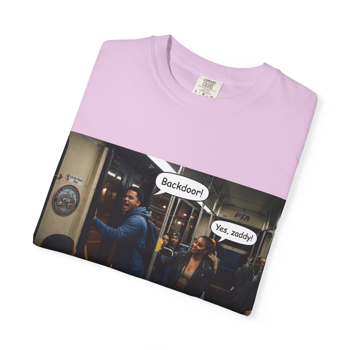 Backdoor Unisex Garment-Dyed T-shirt