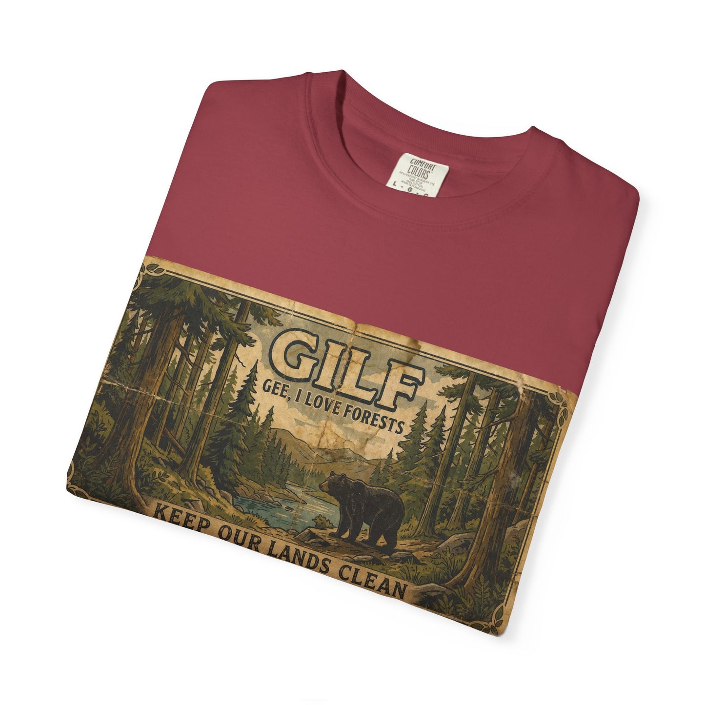 GILF Bear Unisex Garment-Dyed T-shirt
