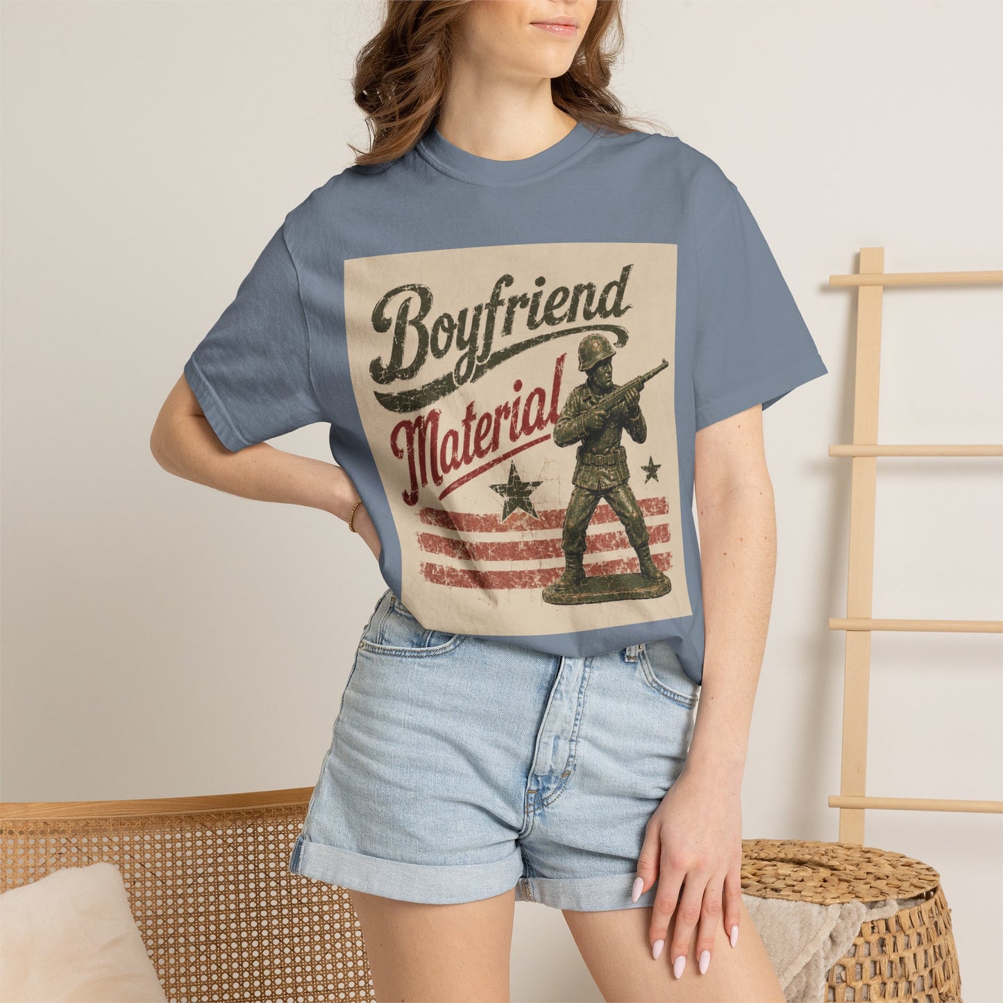Boyfriend Material Unisex Garment-Dyed T-shirt