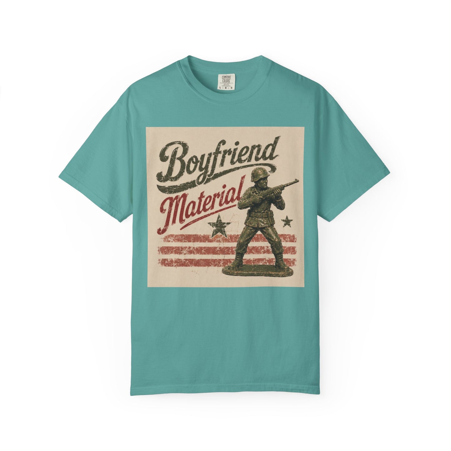 Boyfriend Material Unisex Garment-Dyed T-shirt