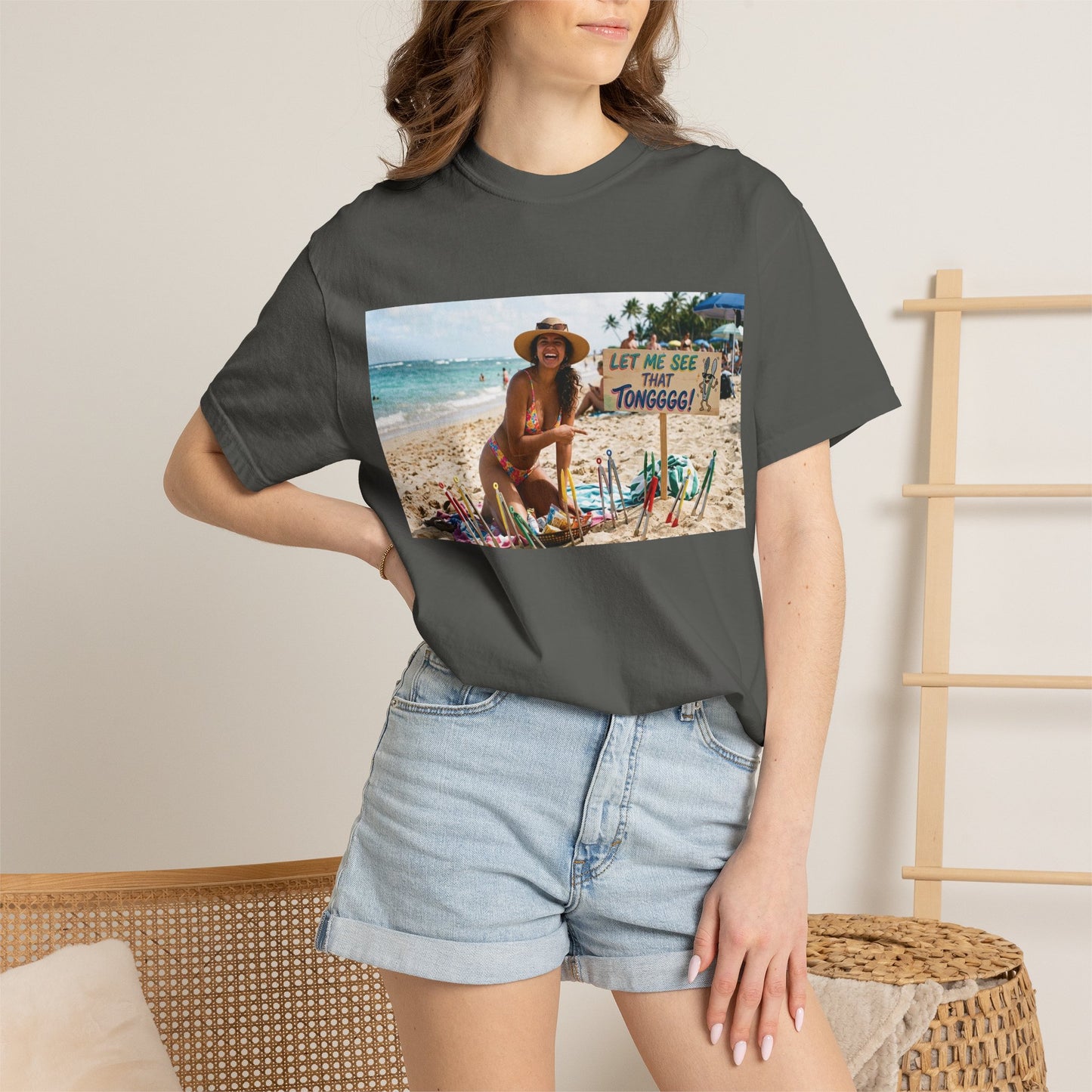 Let me see that tong Unisex Garment-Dyed T-shirt