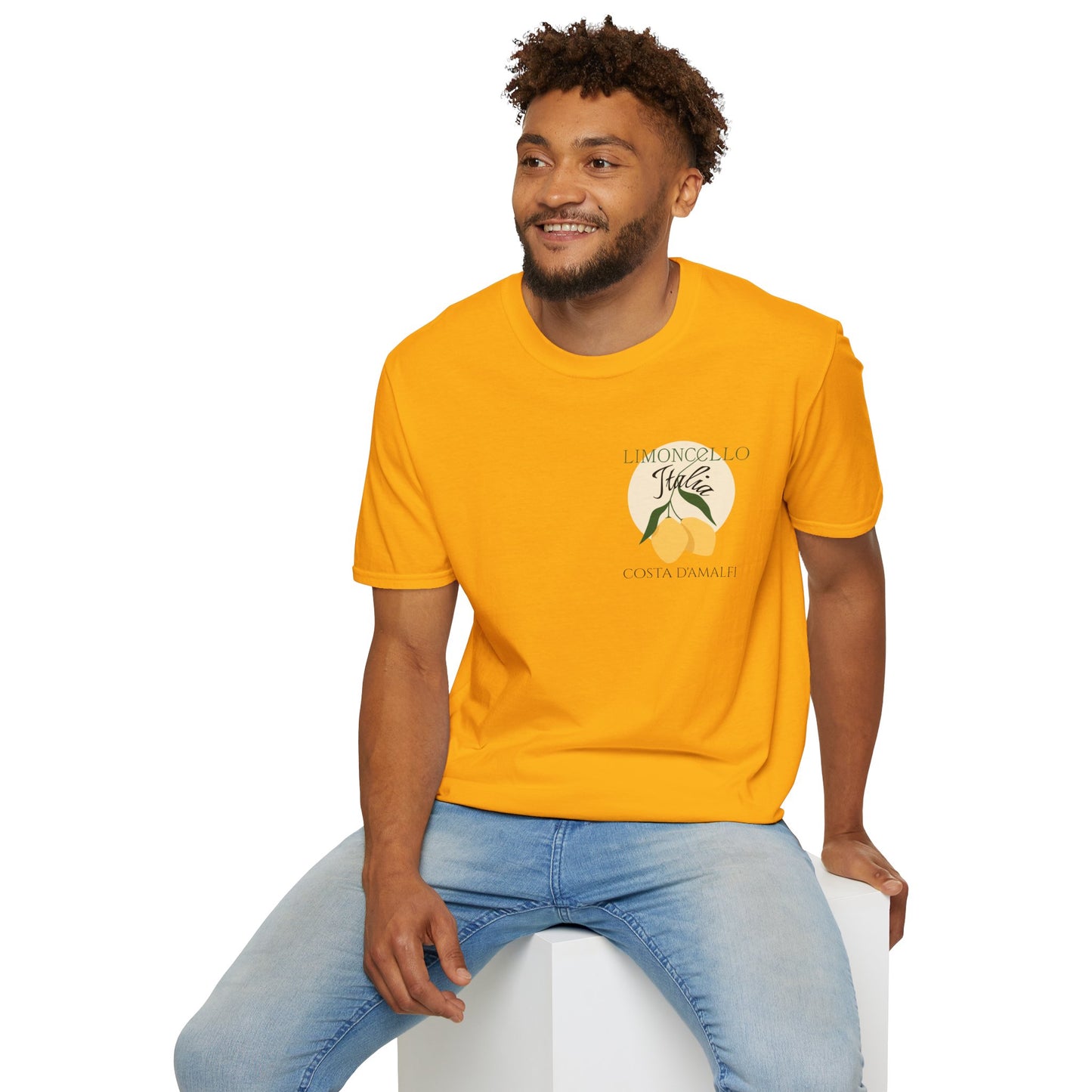 Limoncello Front and Back Graphic Softstyle Tee — Unique Gift for Him or Her