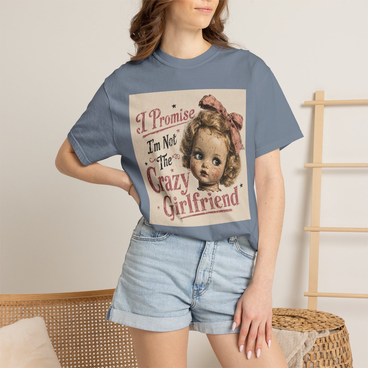 Crazy Girlfriend Unisex Garment-Dyed T-shirt