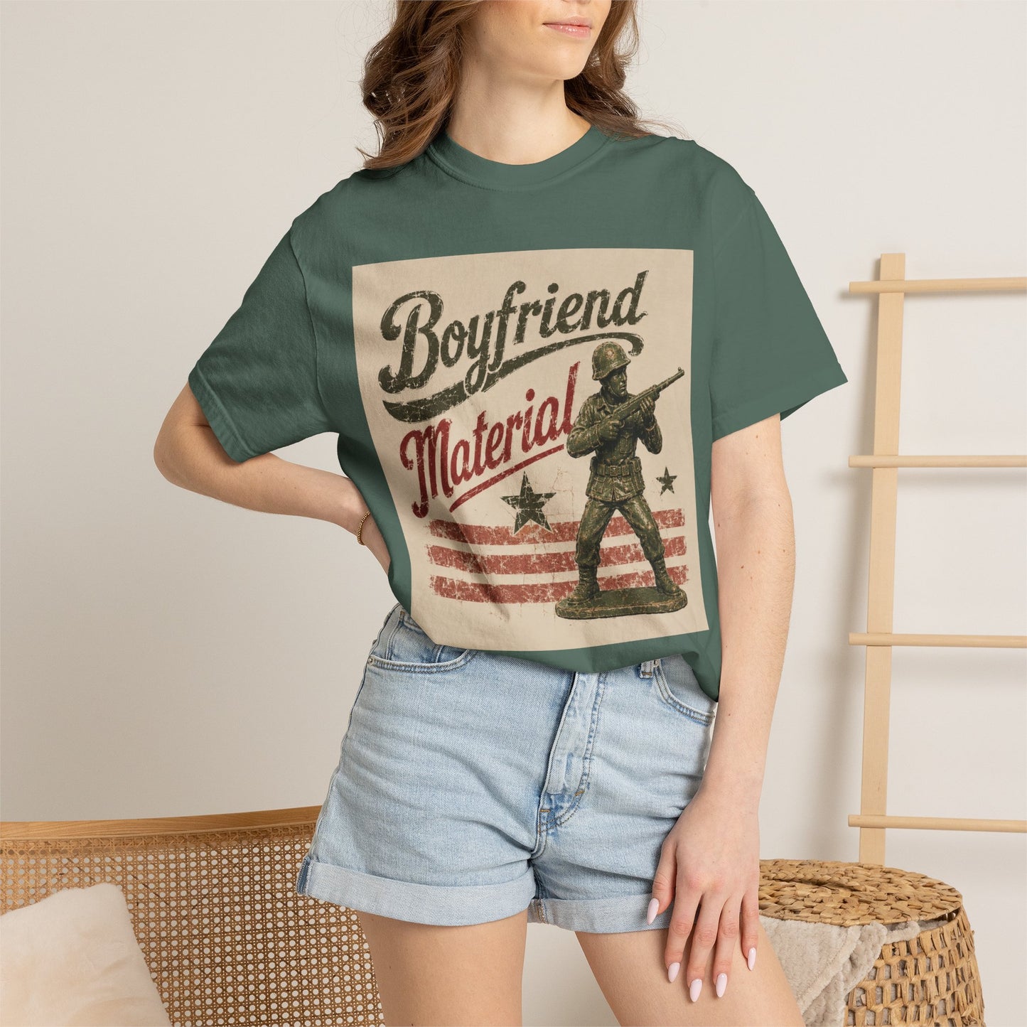 Boyfriend Material Unisex Garment-Dyed T-shirt