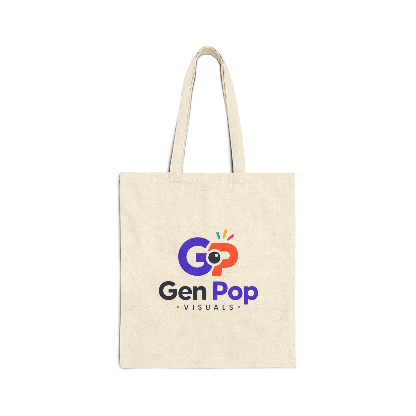 Always be the Inspiration Dual Graphic Cotton Canvas Tote Bag