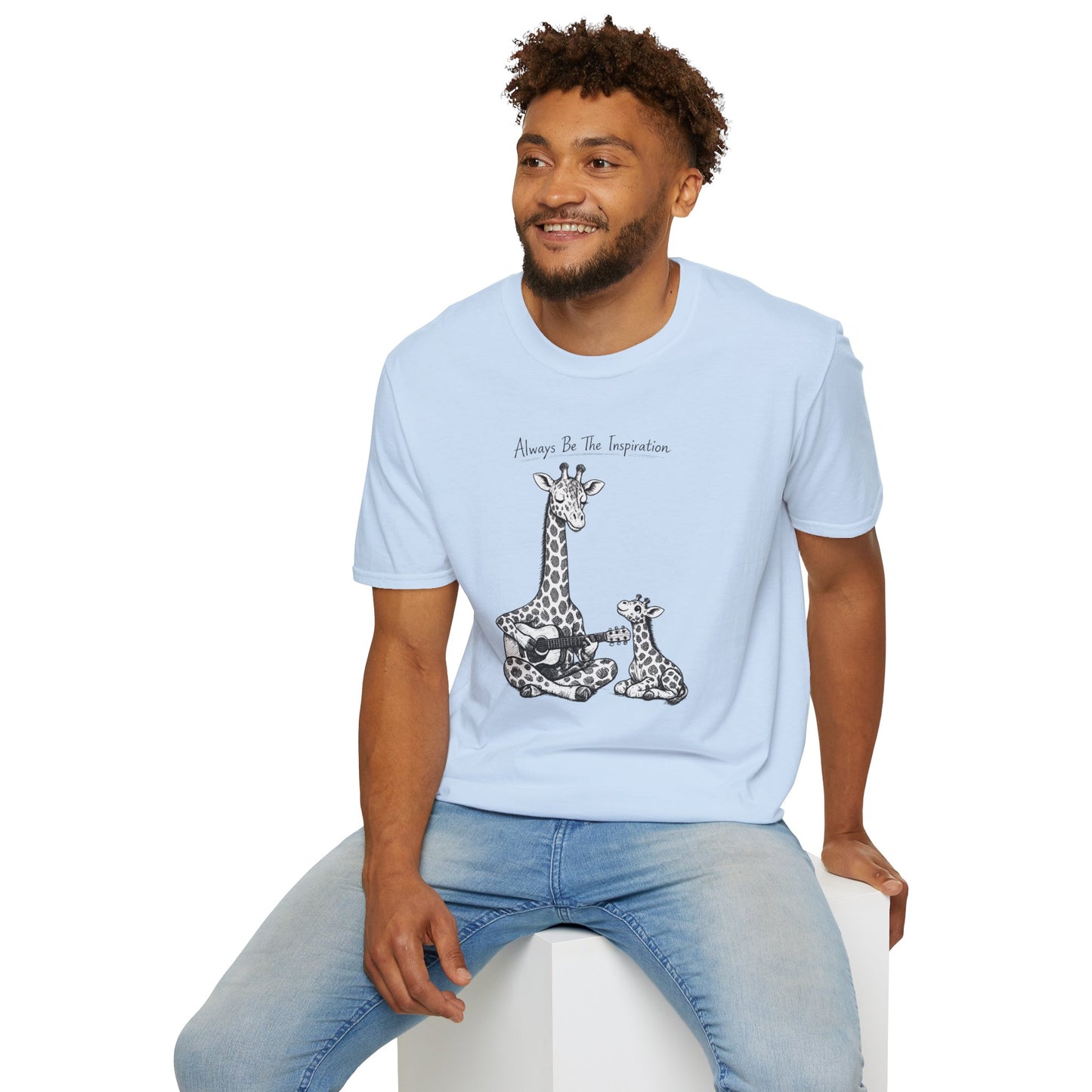 Always Be the Inspiration Motivational Softstyle Tee — Unique Unisex Gift