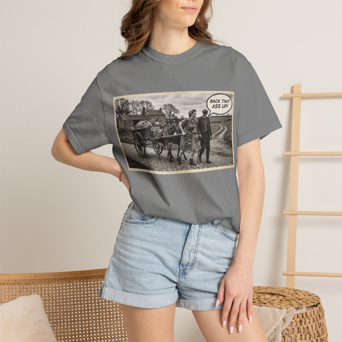 Back that Ass up Unisex Garment-Dyed T-shirt