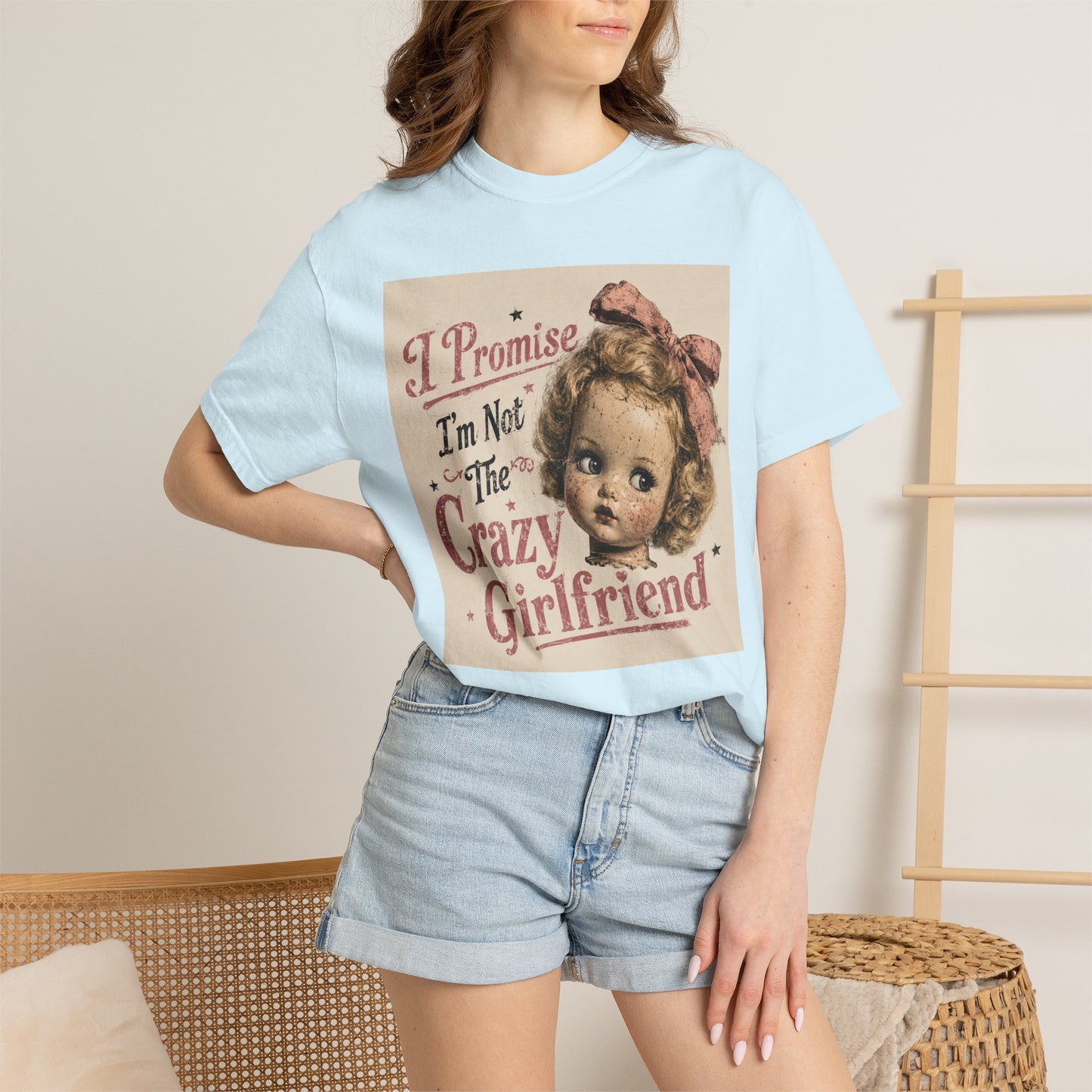 Crazy Girlfriend Unisex Garment-Dyed T-shirt