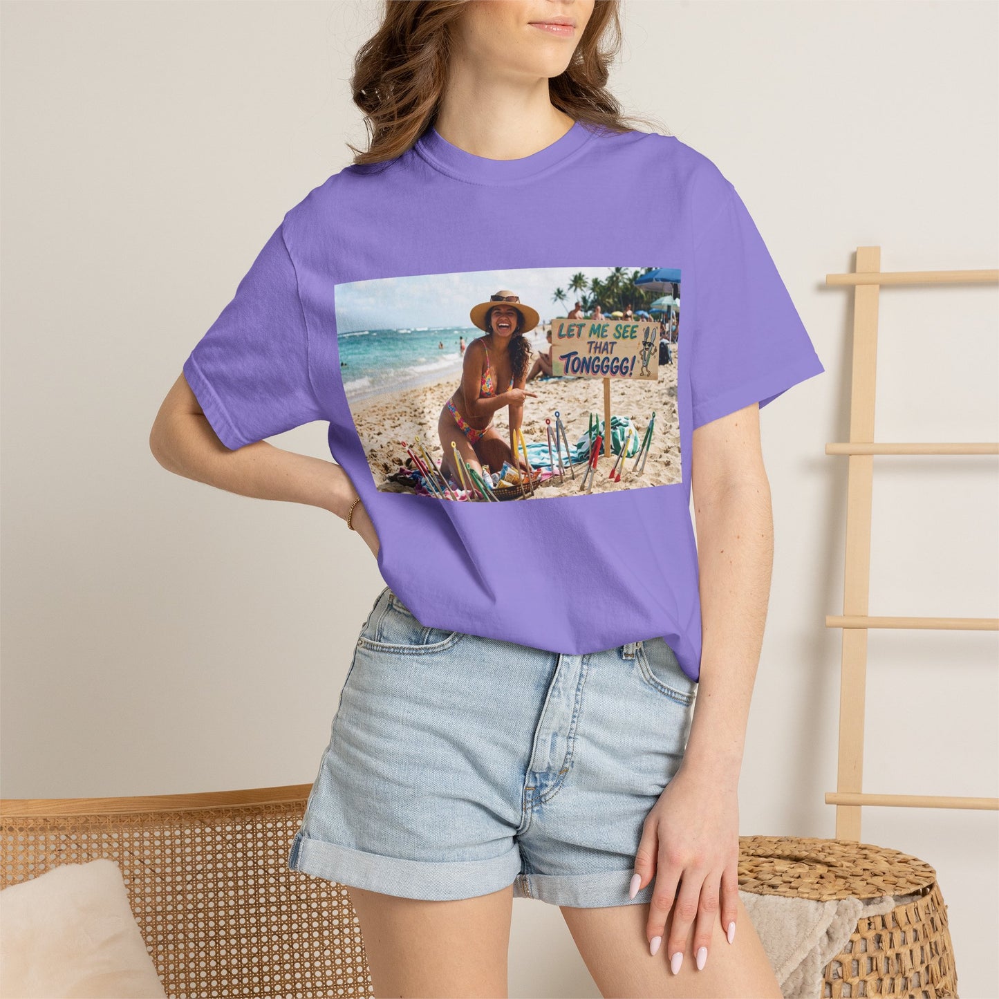 Let me see that tong Unisex Garment-Dyed T-shirt