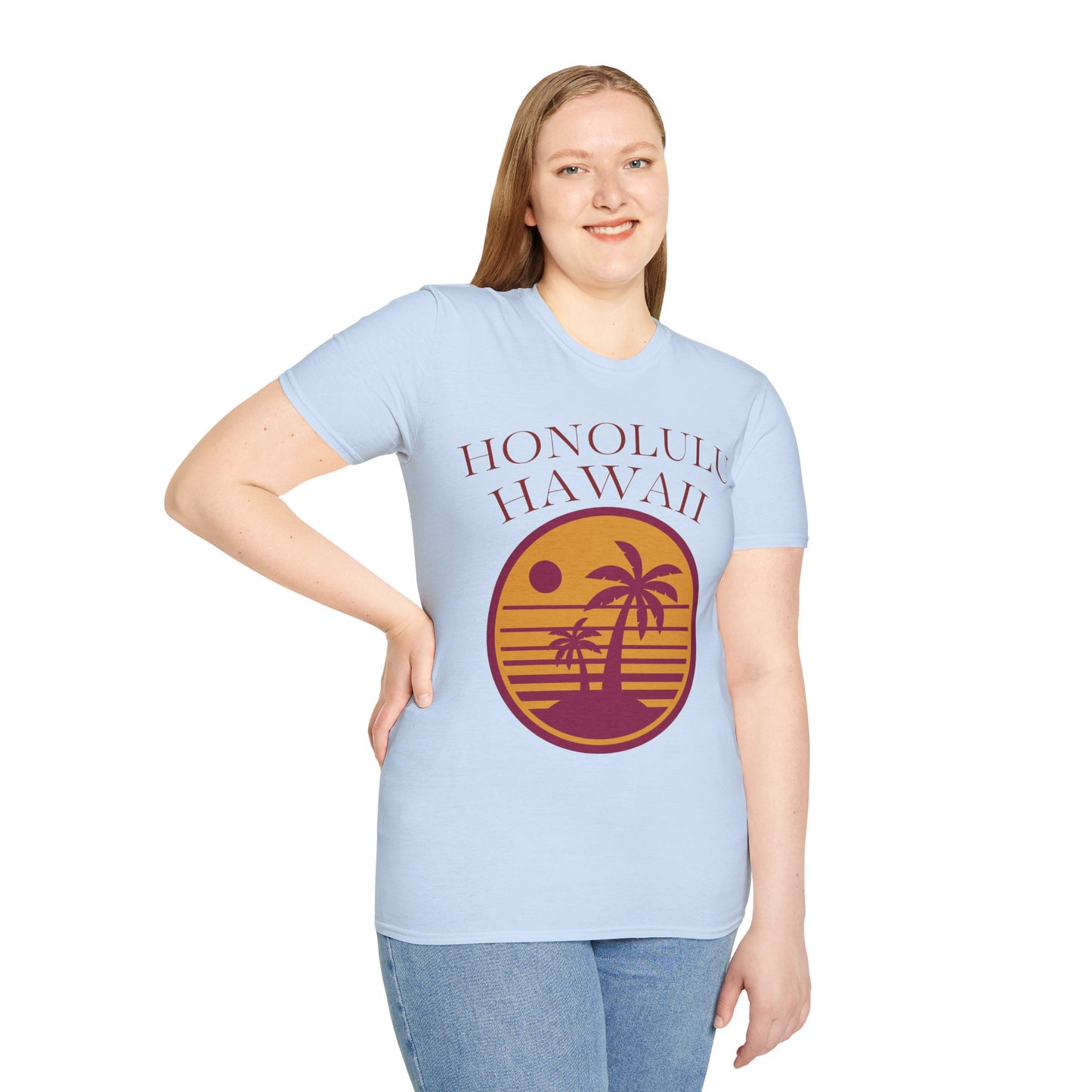 Hawaii Graphic Softstyle Tee — Unique Vacation Gift