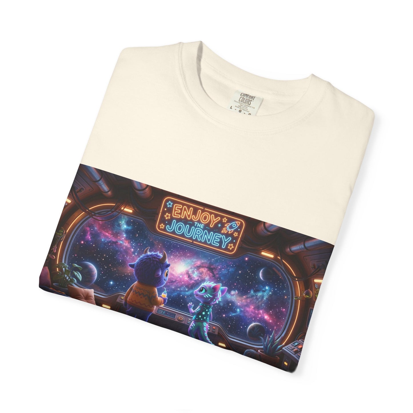 Enjoy the journey Unisex Garment-Dyed T-shirt
