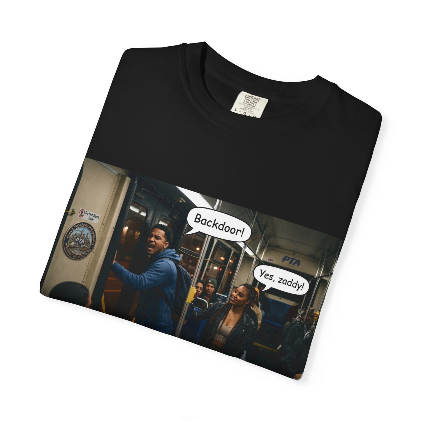 Backdoor Unisex Garment-Dyed T-shirt