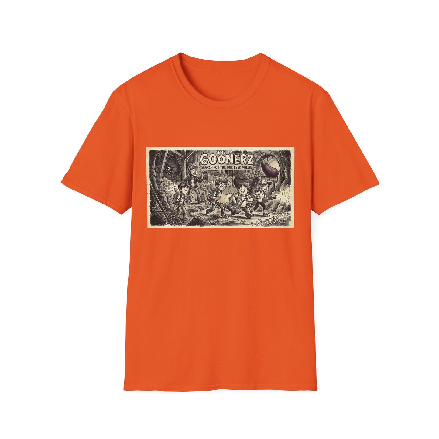 Egg plant adventures Unisex Softstyle T-Shirt