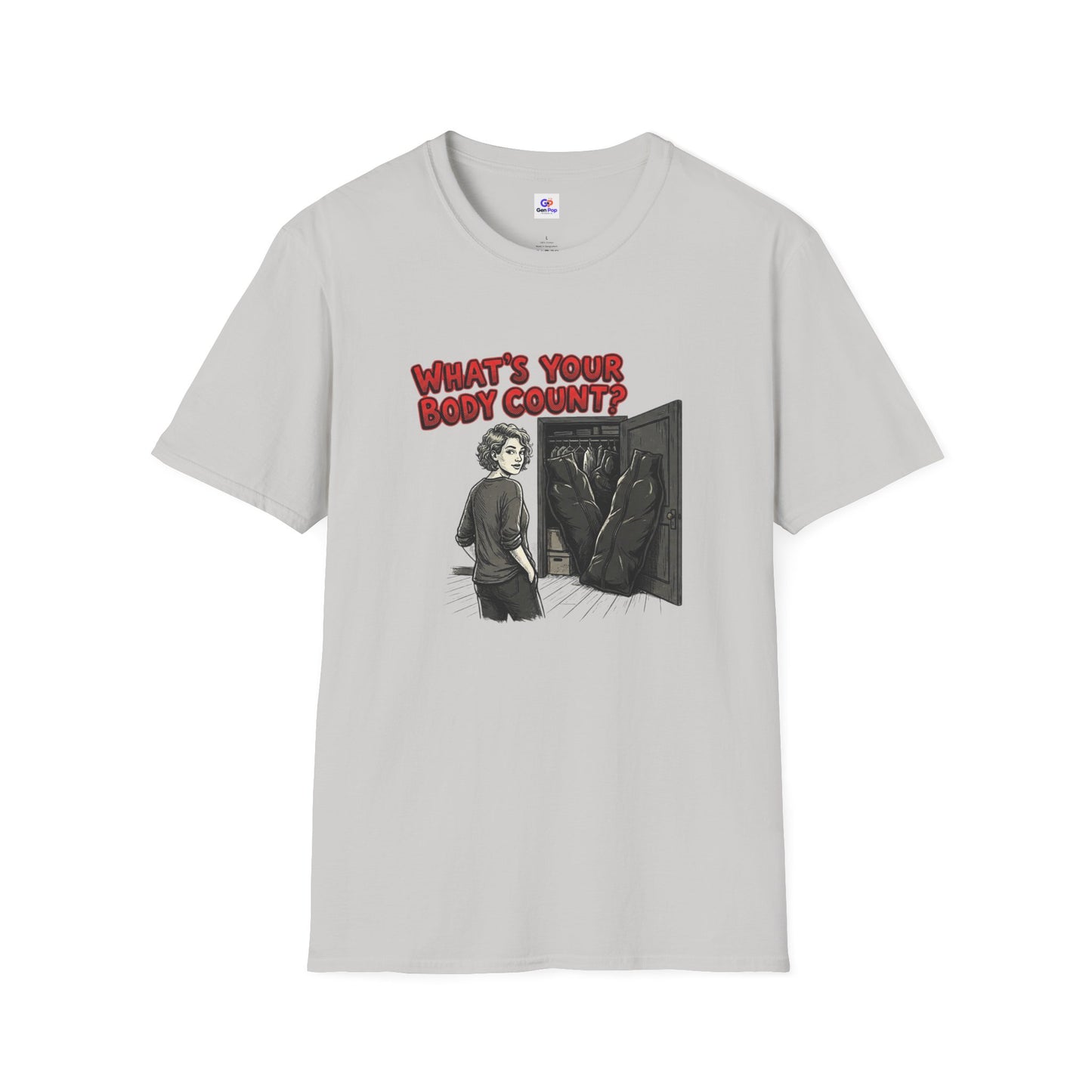 Body Count Funny Adult Humor Softstyle Tee — Gag Gift for Him or Her