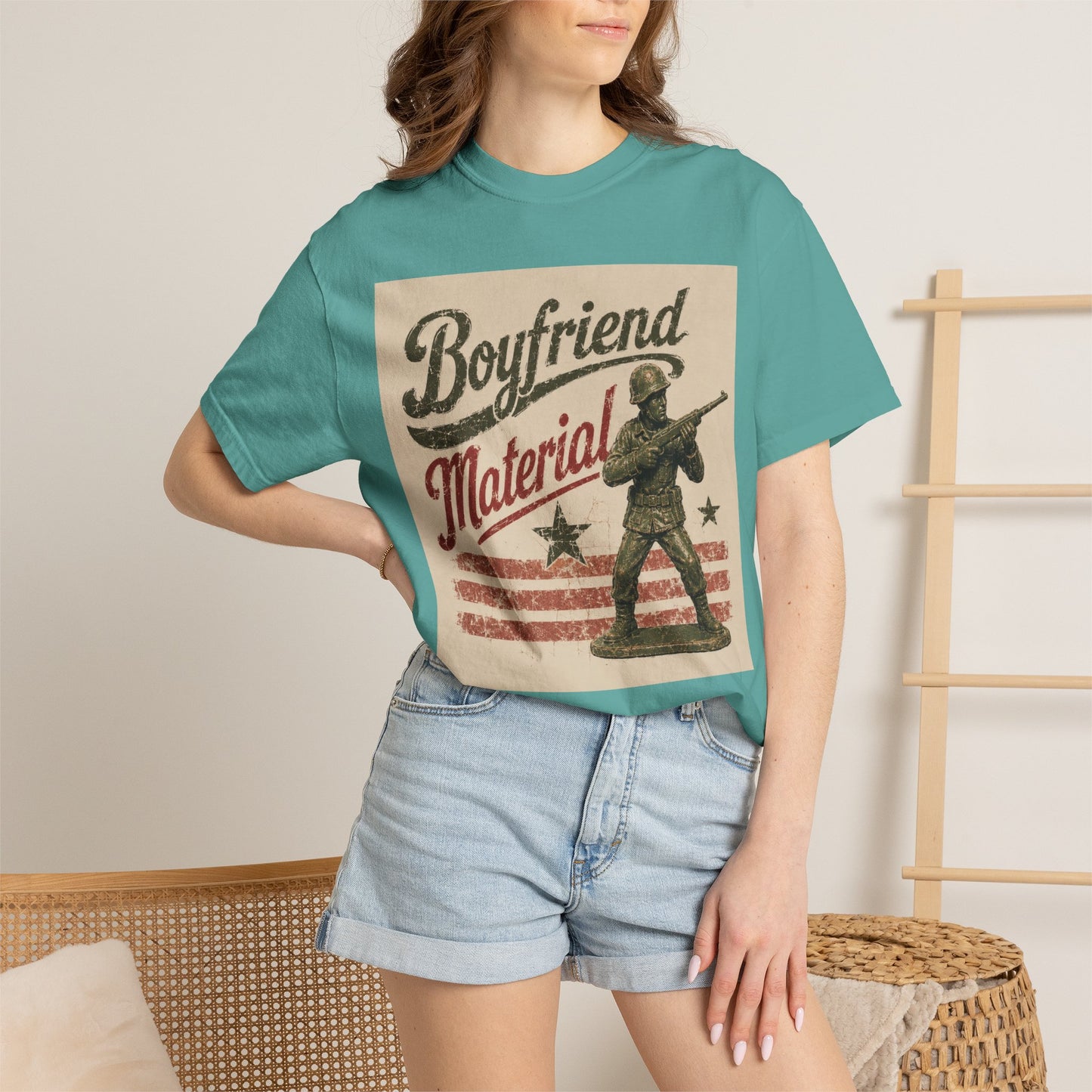 Boyfriend Material Unisex Garment-Dyed T-shirt