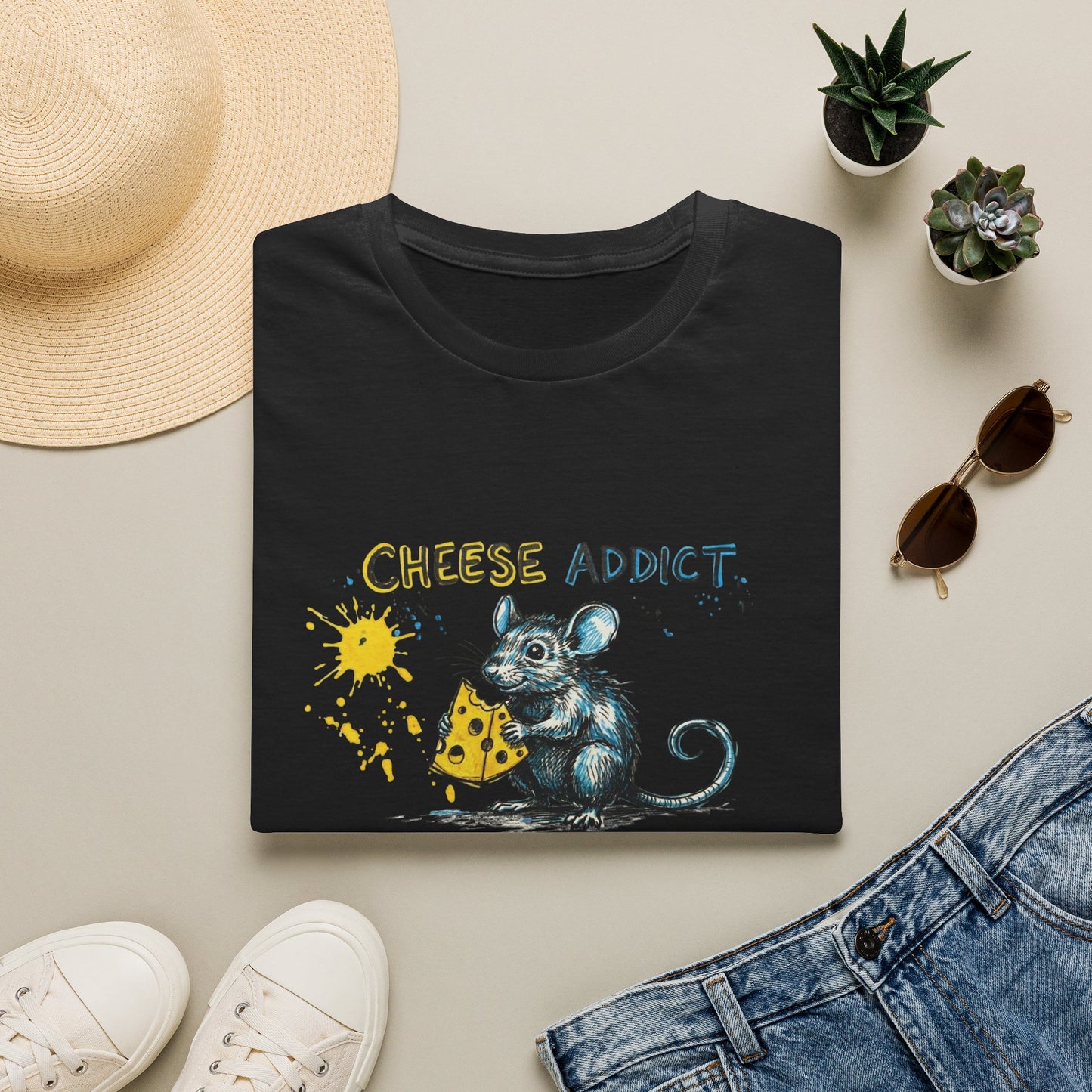 Cheese addict Unisex Softstyle T-Shirt