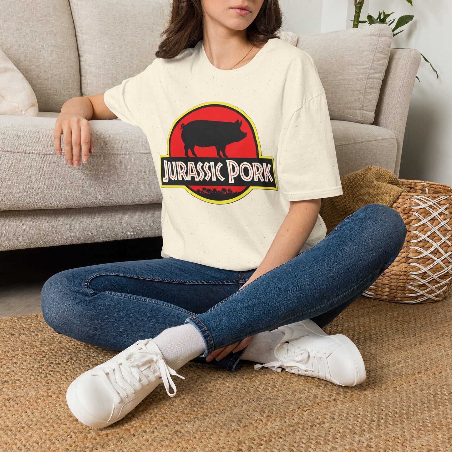 Jurrasic Pork Unisex Softstyle T-Shirt