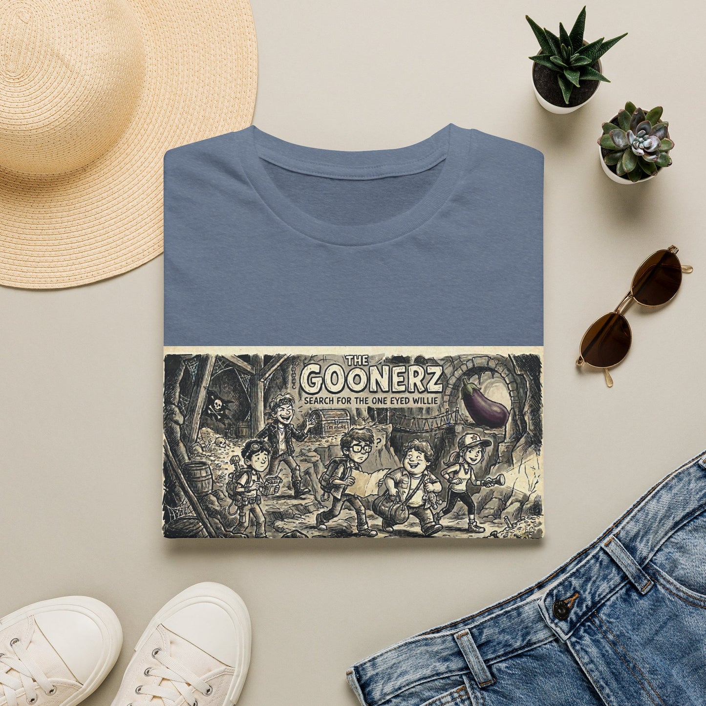 Egg plant adventures Unisex Softstyle T-Shirt